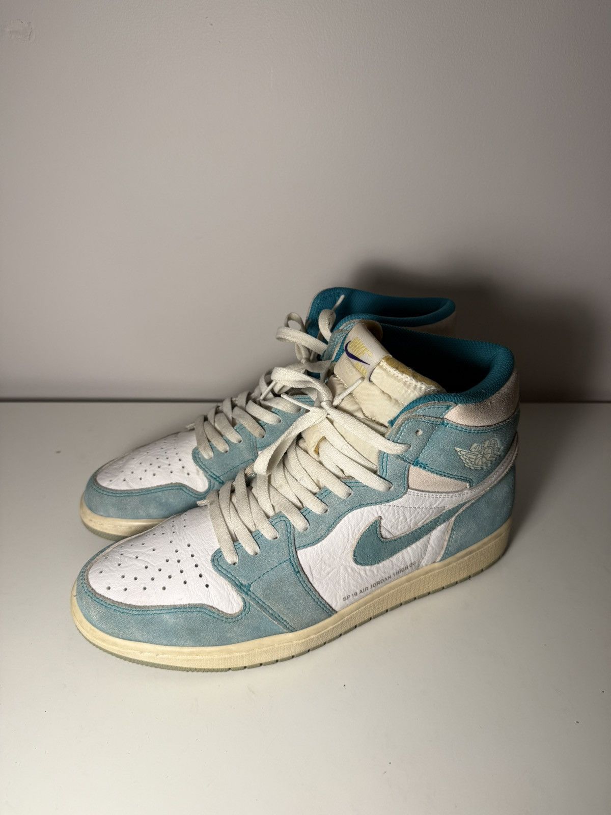 Nike Nike Air Jordan Retro 1 High Turbo Green Size US 12 / EU 45 - 1 Thumbnail
