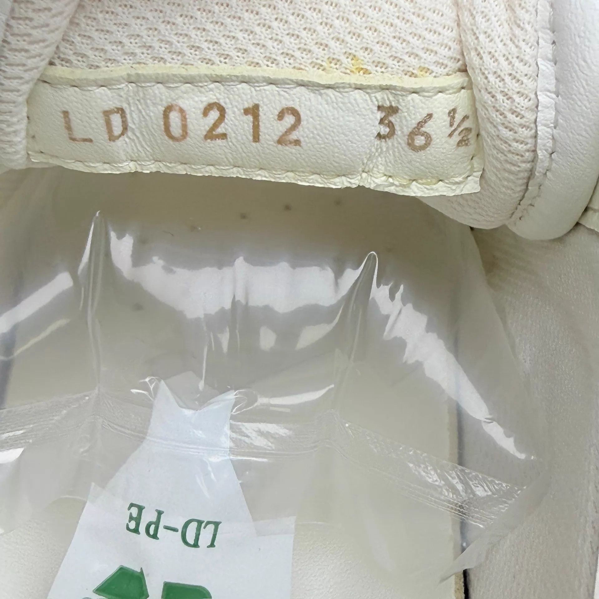 Louis Vuitton LV Monogram White Brown Biscuit Sneakers 36.5 99 New Size US 6 / IT 36 - 7 Thumbnail