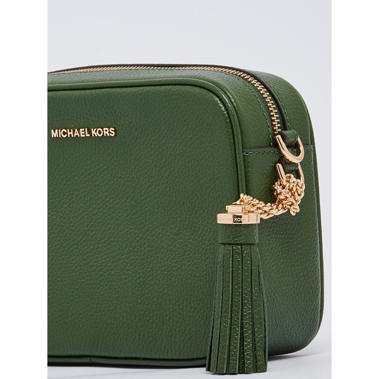 Michael Kors Michael Kors Ginny Leather Crossbody Bag Green EUC MSRP $248 Size ONE SIZE - 21 Thumbnail