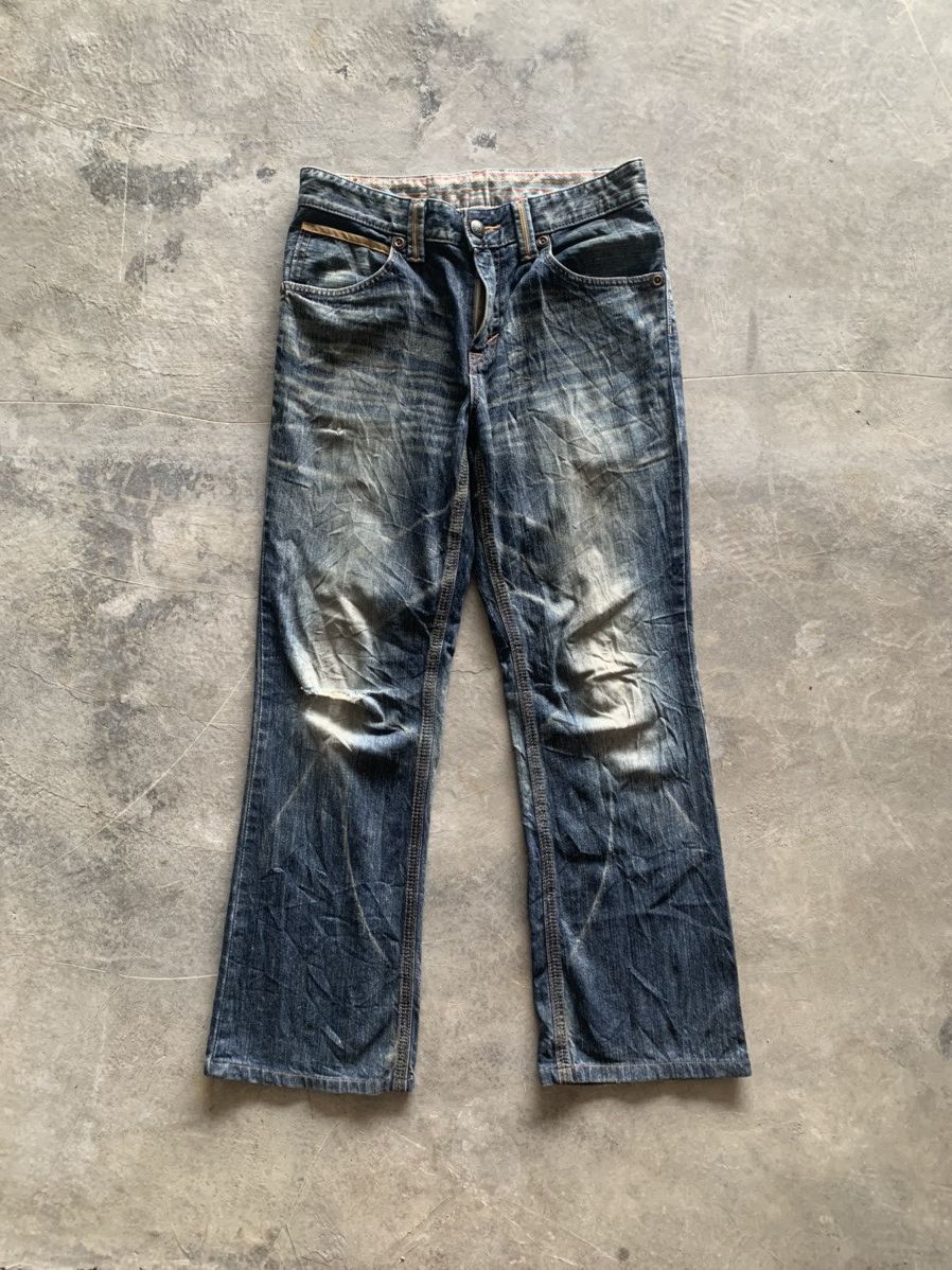 Edwin distressed flare vintage exclusive EDWIN jeans western style Size US 32 / EU 48 - 1 Thumbnail