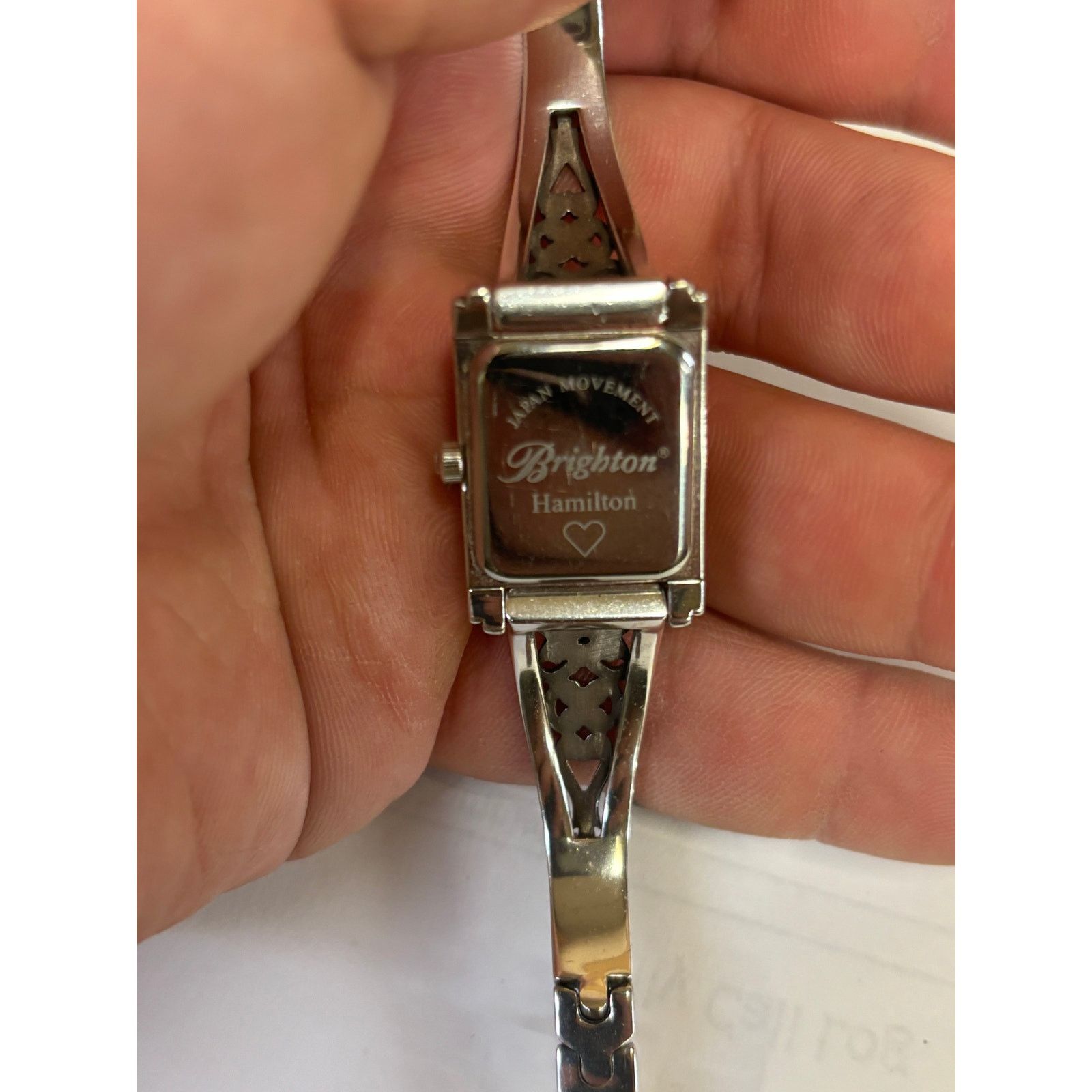 Brighton Brighton Silver Plated Butterfly Watch! New Battery! Size ONE SIZE - 7 Thumbnail