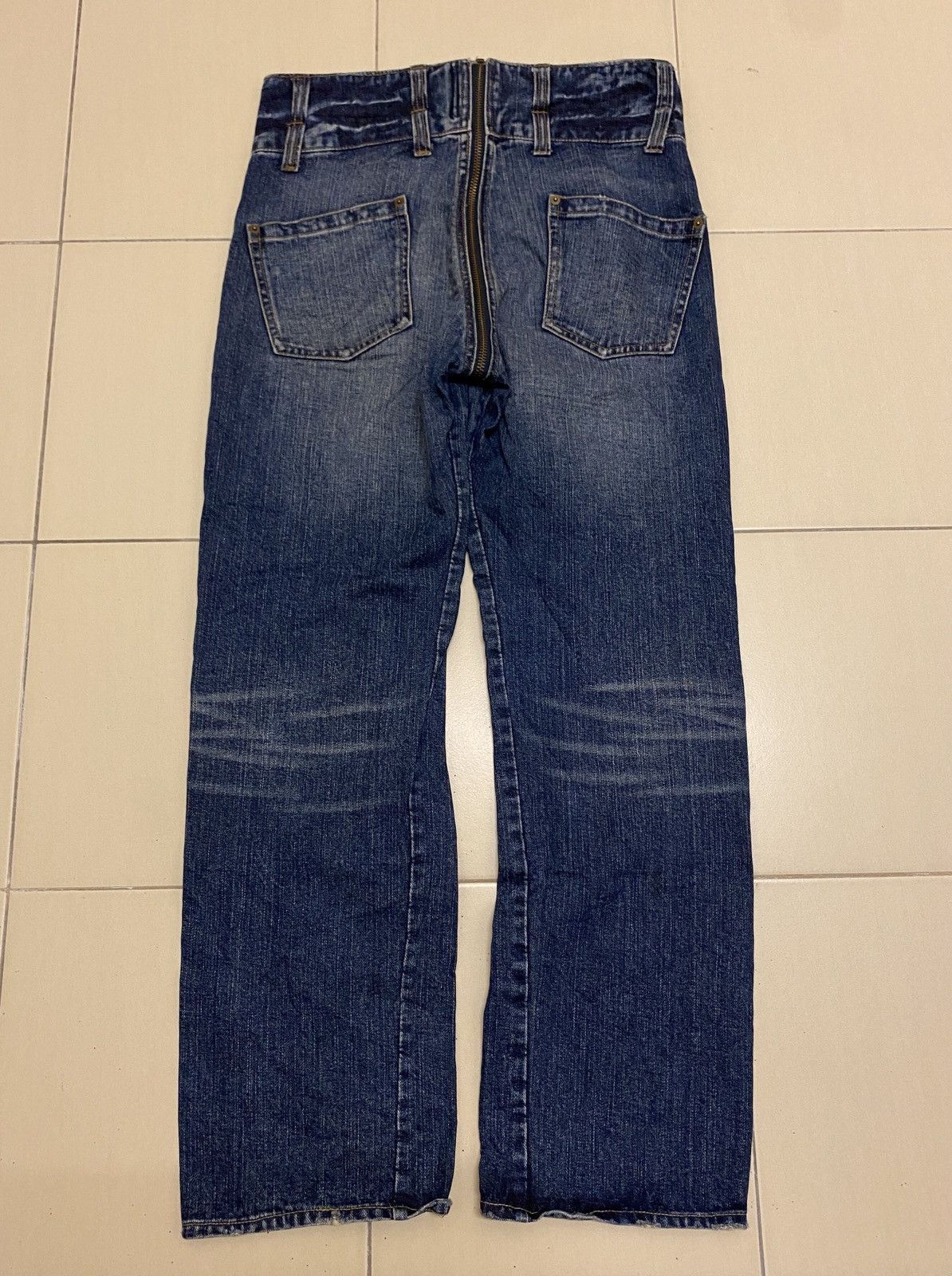 If Six Was Nine × Japanese Brand Double Name All Around Zipper Jeans Size US 31 - 6 Thumbnail