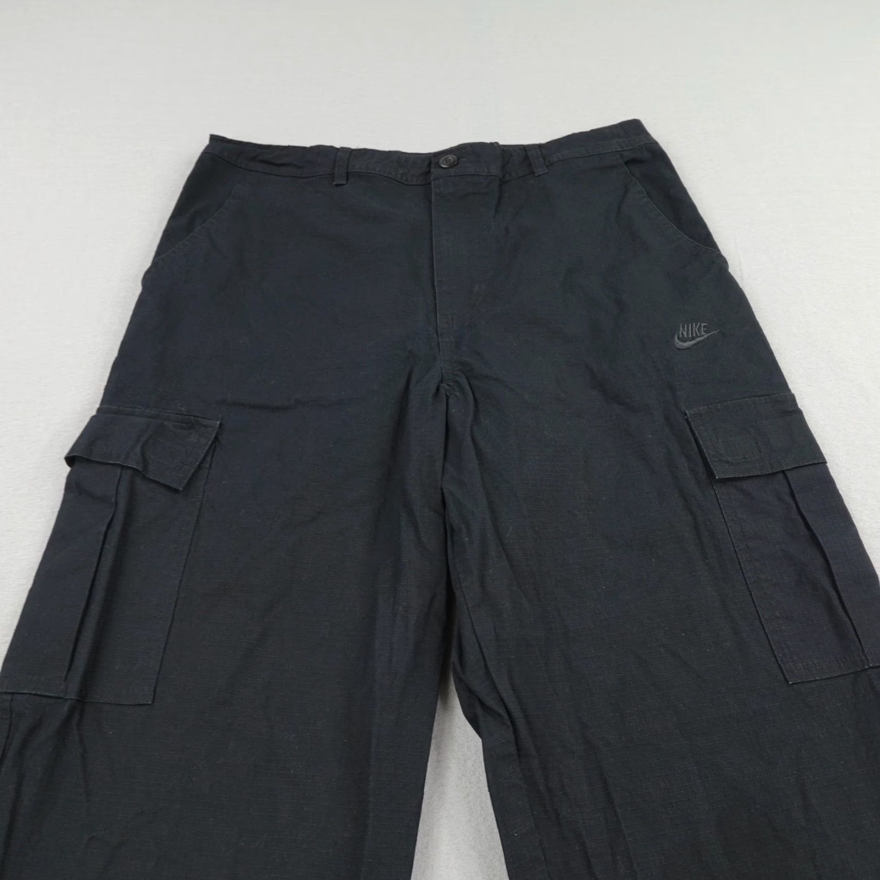 Nike Nike Pants Mens 34x34 Blue Club Cargo Ripstop Utility Woven Outdoors Relaxed Regular Size US 34 / EU 50 - 2 Thumbnail