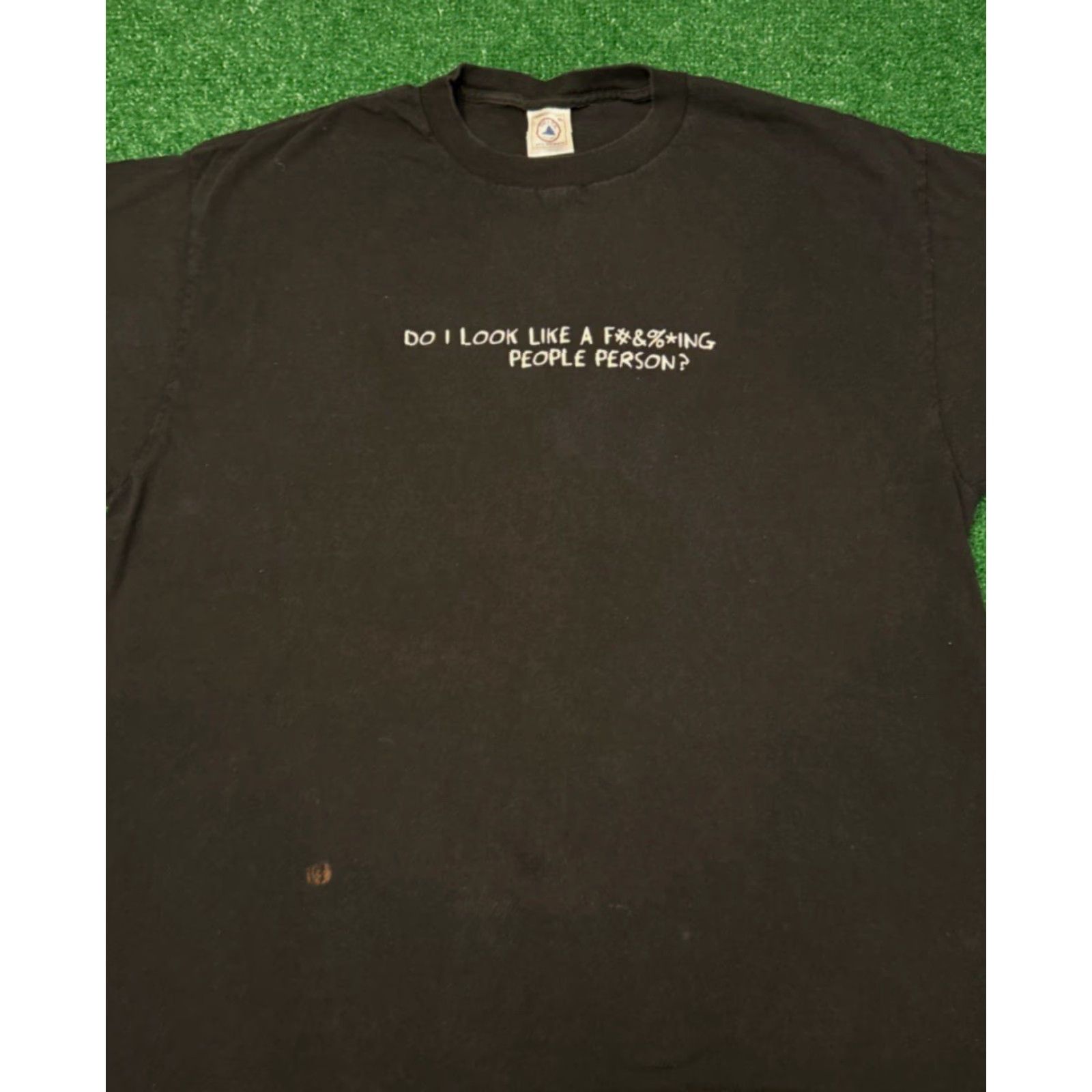 Vintage VINTAGE 90s Do I Look Like A People Person Humor Volgar VTG Shirt Mens XL Size US XL / EU 56 / 4 - 4 Thumbnail