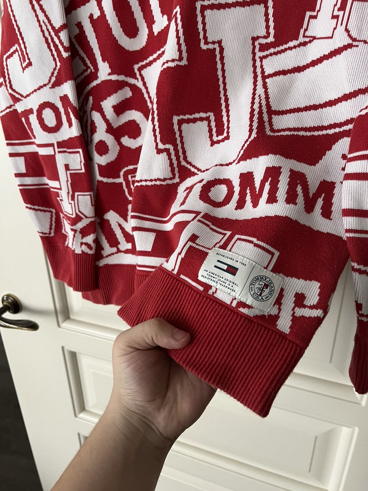 Tommy Hilfiger × Tommy Jeans Tommy Hilfiger Knit Sweatshirt Size US L / EU 52-54 / 3 - 5 Thumbnail
