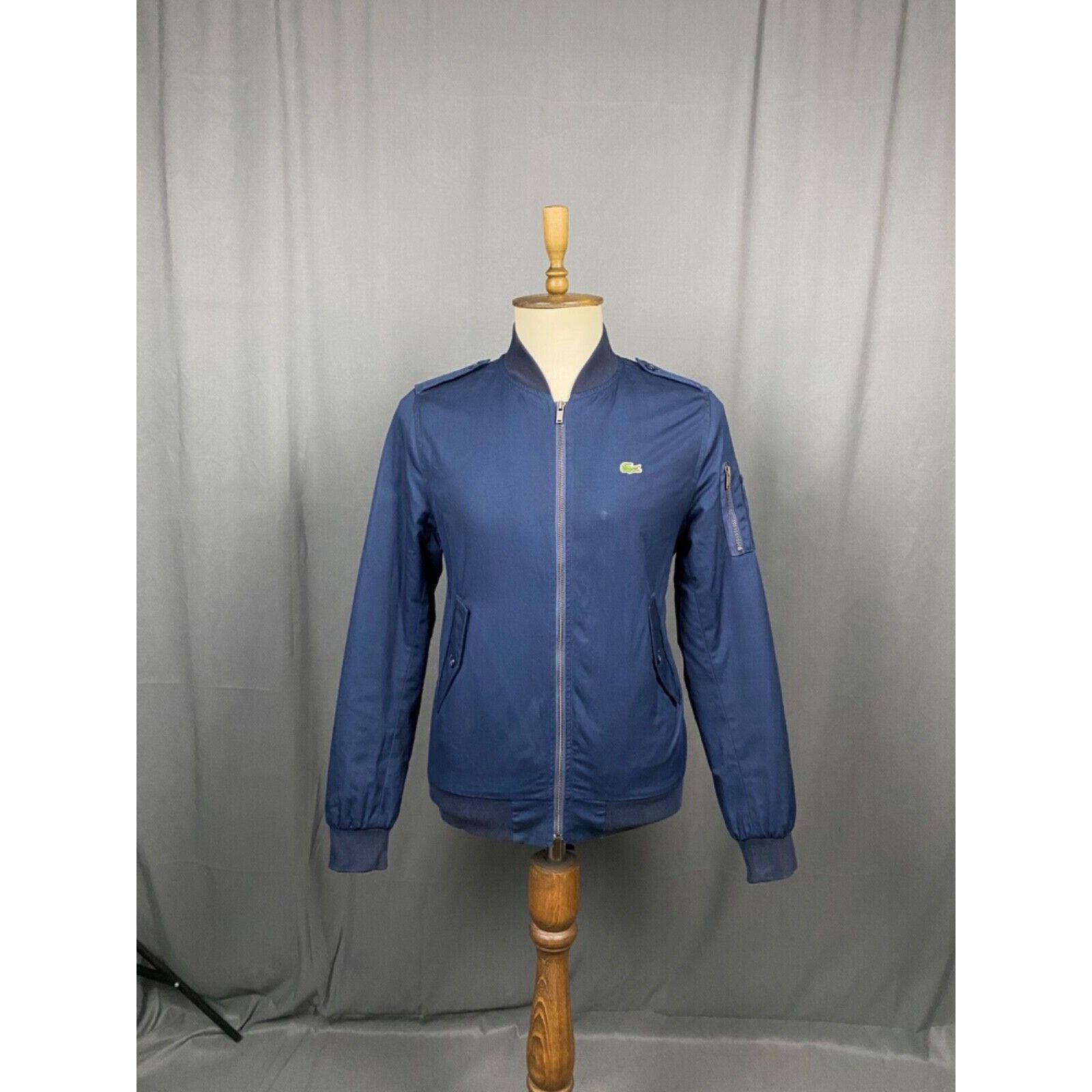 Lacoste Lacoste LIVE! Men's Blue Bomber Jacket Size 48 Size US M / EU 48-50 / 2 - 5 Thumbnail