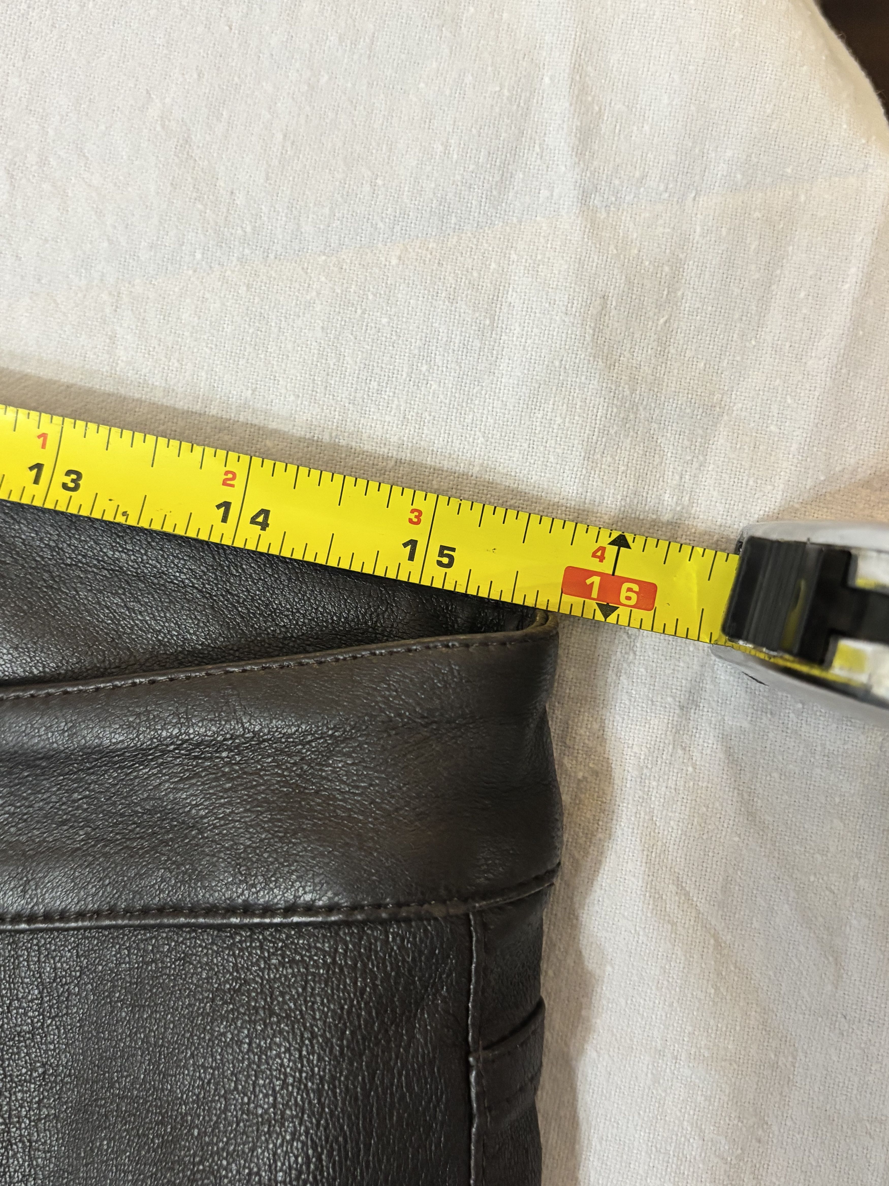 Creatures of the Wind CotW Brown Leather Jeans Size 32" / US 10 / IT 46 - 11 Thumbnail