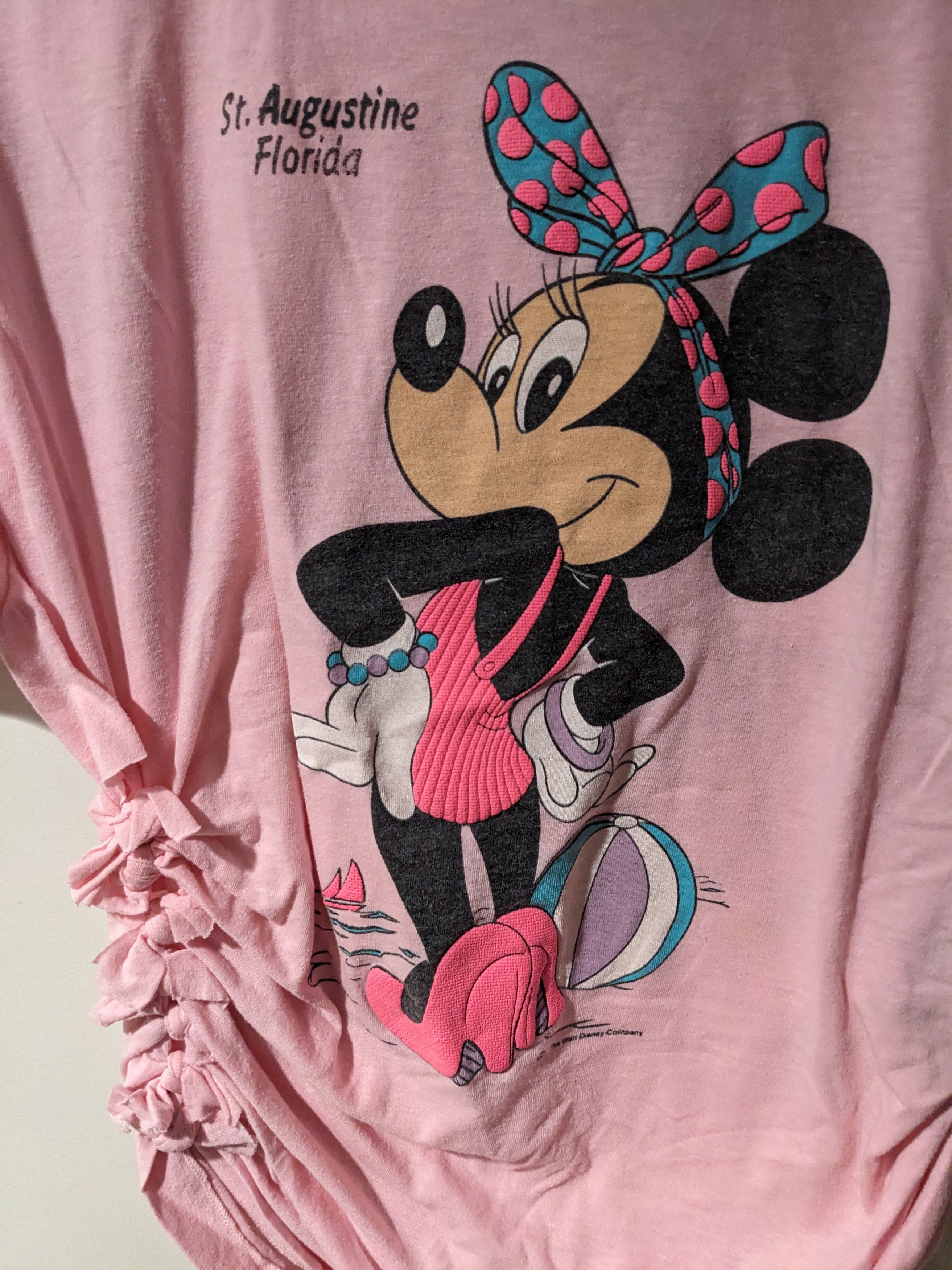 Disney × Vintage Vintage 80s Minnie Mouse Disney Augustine KIDS XL T-Shirt Size US XL / EU 56 / 4 - 2 Thumbnail