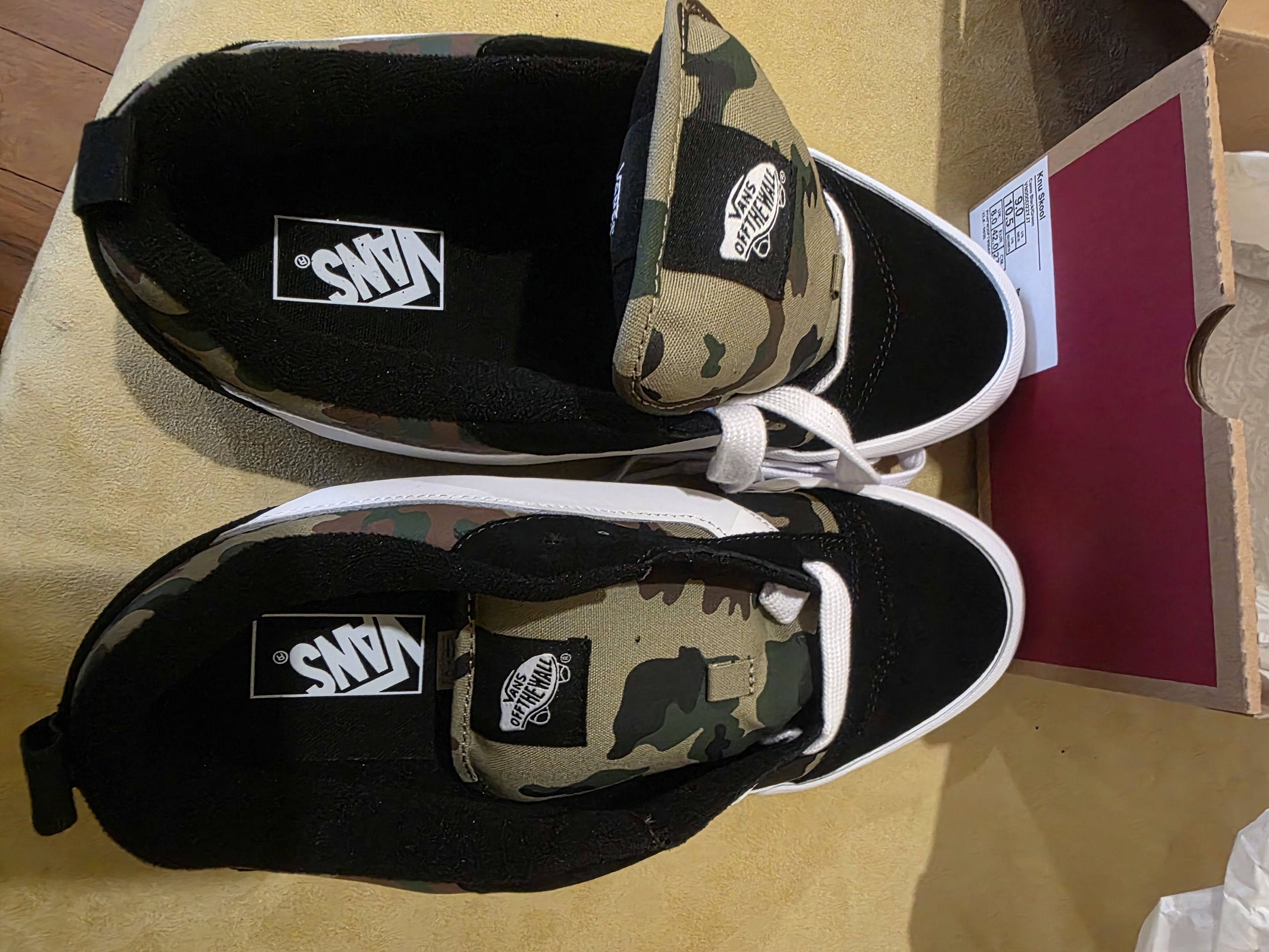 Vans Vans Knu Skool in the "Camo Black/Green" Size US 9 / EU 42 - 3 Thumbnail