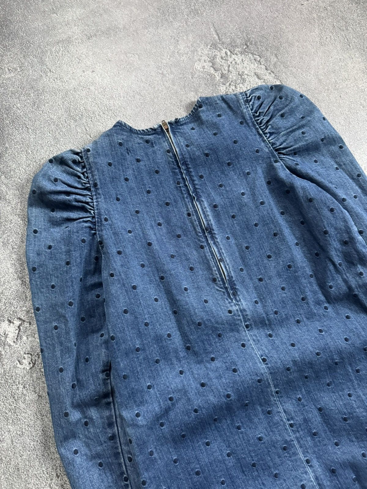 Ulla Johnson Ulla Johnson Lyna 0size denim dotted dress 👗 blue Size XS / US 0-2 / IT 36-38 - 14 Thumbnail
