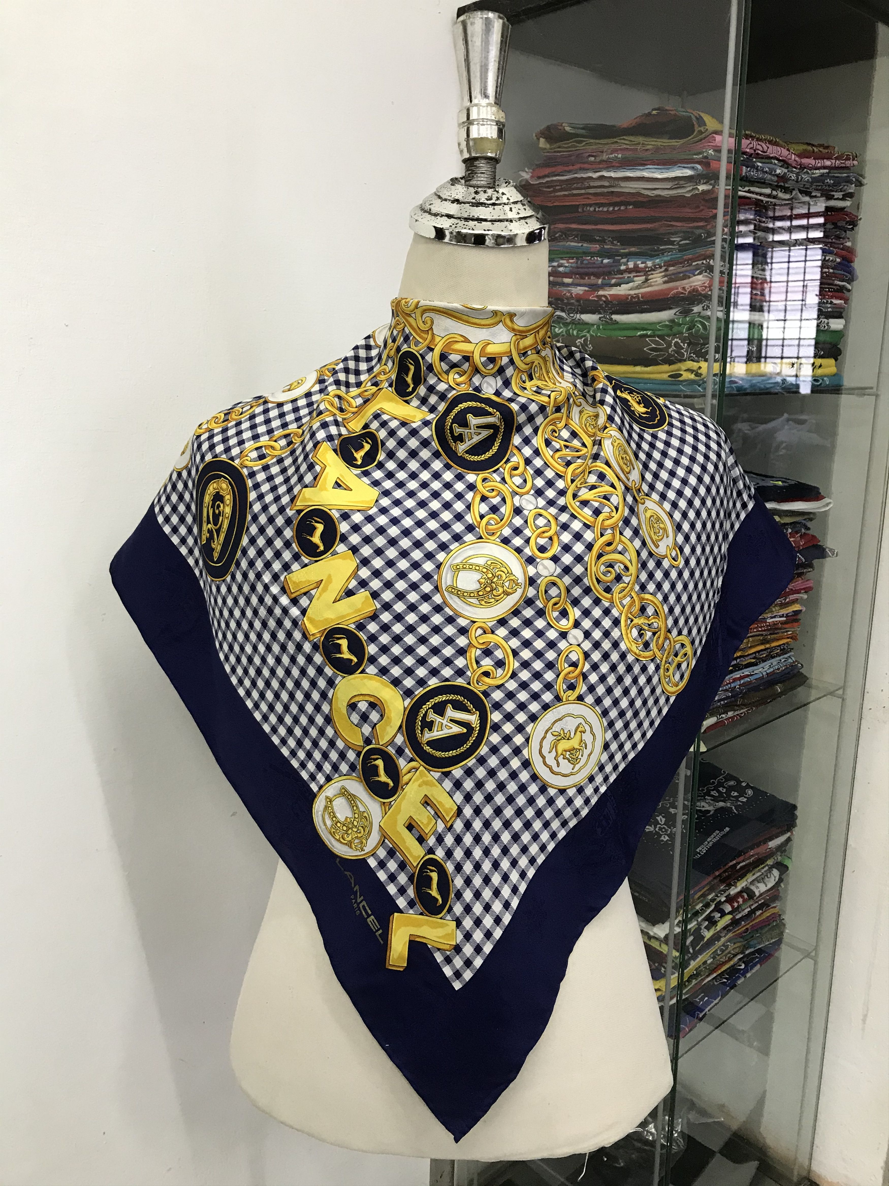 Lancel Vintage Lancel Silk Scarf Size ONE SIZE - 1 Thumbnail