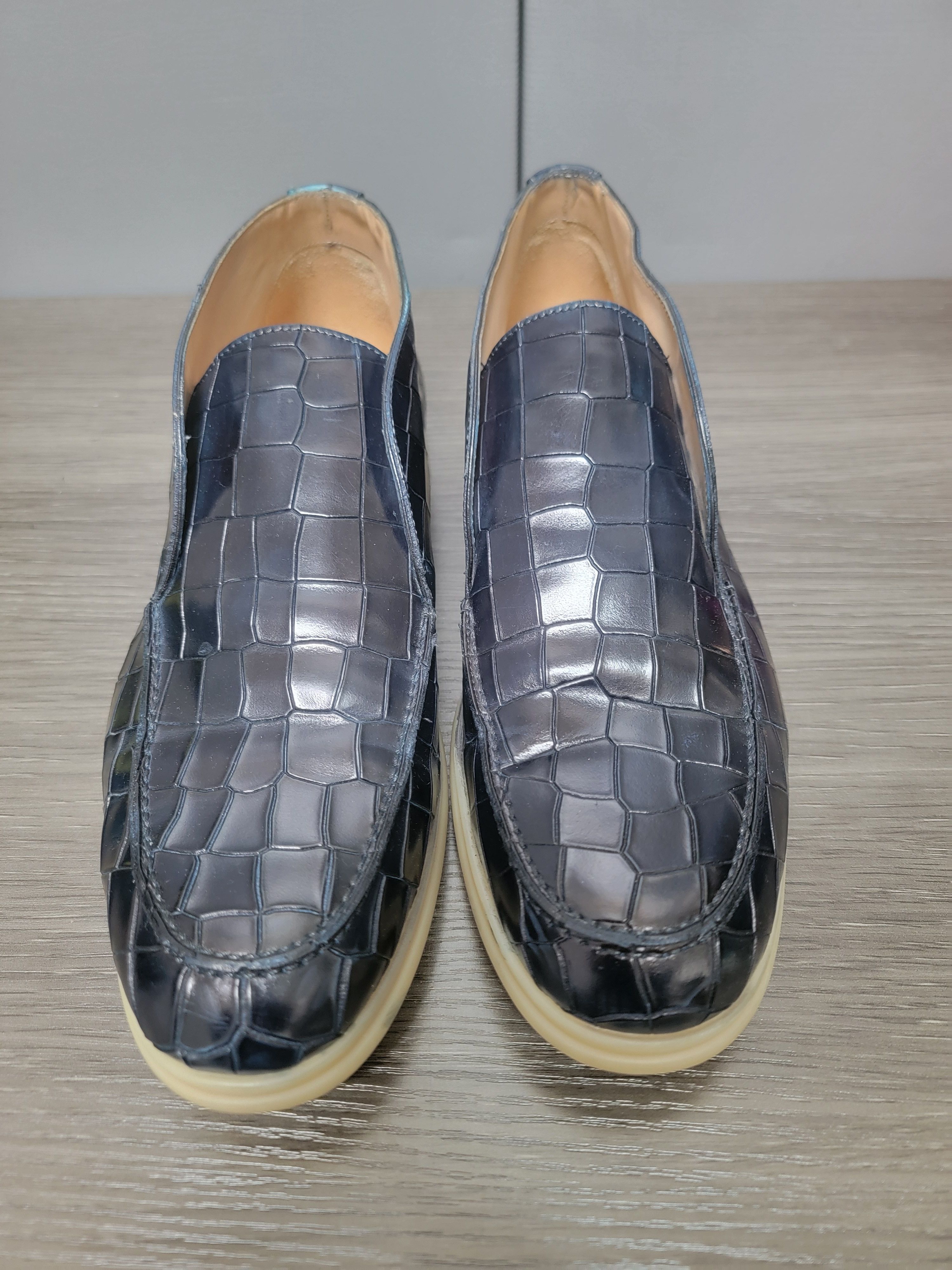 image of David August Miami Shoes in Navy, Men's (Size 10)