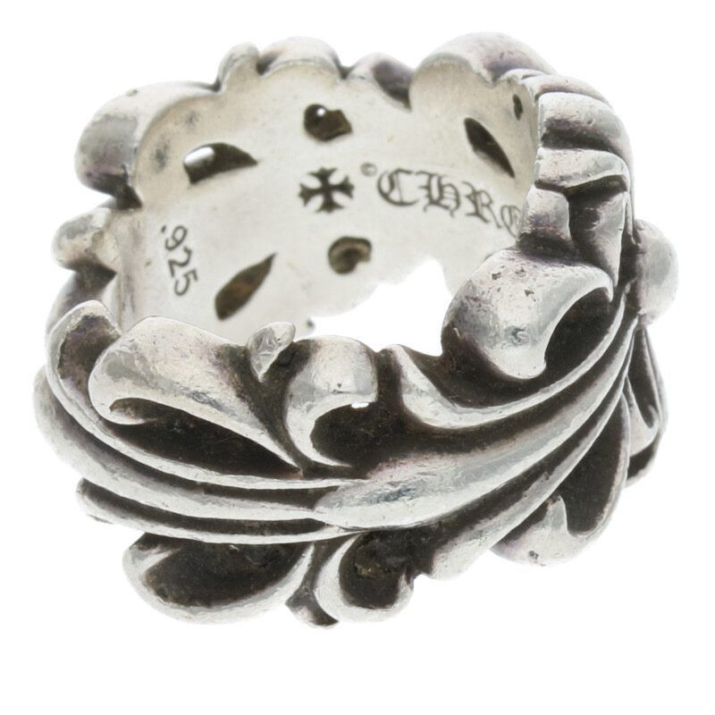 Chrome Hearts Chrome Hearts Double Floral Cross Silver Ring Size ONE SIZE - 5 Thumbnail