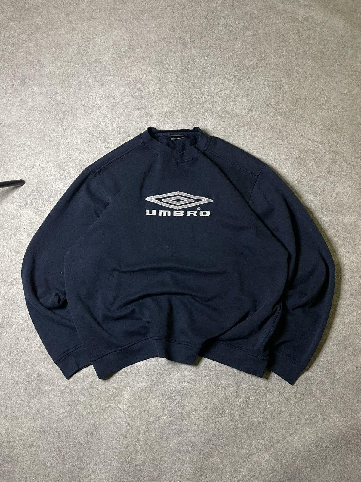 Umbro Vintage 90’s Umbro Soccer Blue Baggy Boxy Sweatshirt Size US M / EU 48-50 / 2 - 1 Thumbnail