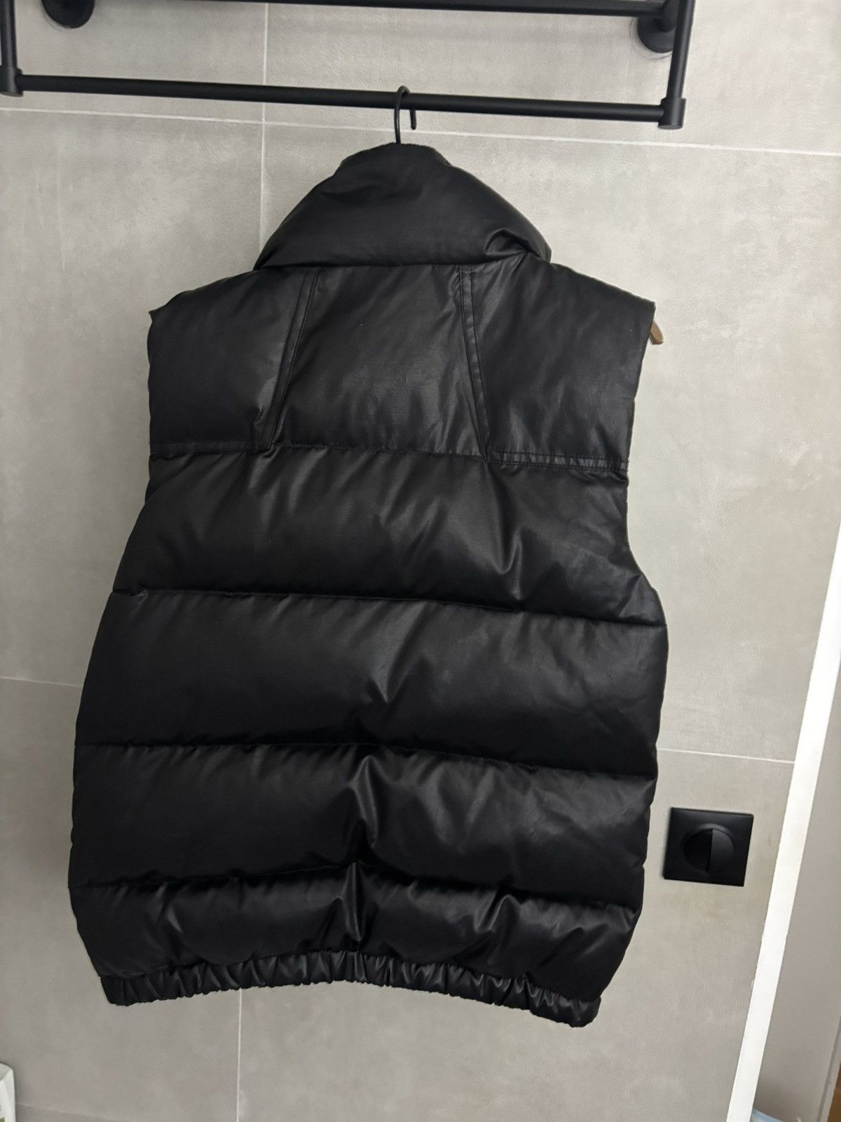 Allsaints AllSaints Spitalfields Vintage Down Gilet – Nylon / Leather Size US M / EU 48-50 / 2 - 2 Thumbnail