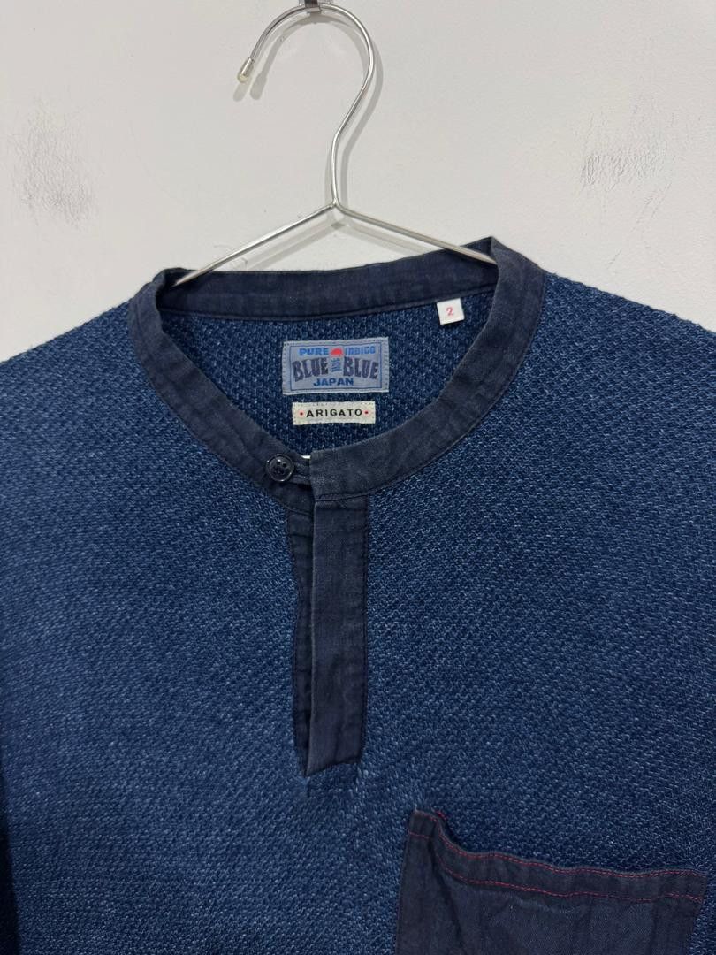 Blue Blue Japan Blue Blue Japan Pure Indigo Long Sleeve Tee Size US M / EU 48-50 / 2 - 2 Thumbnail