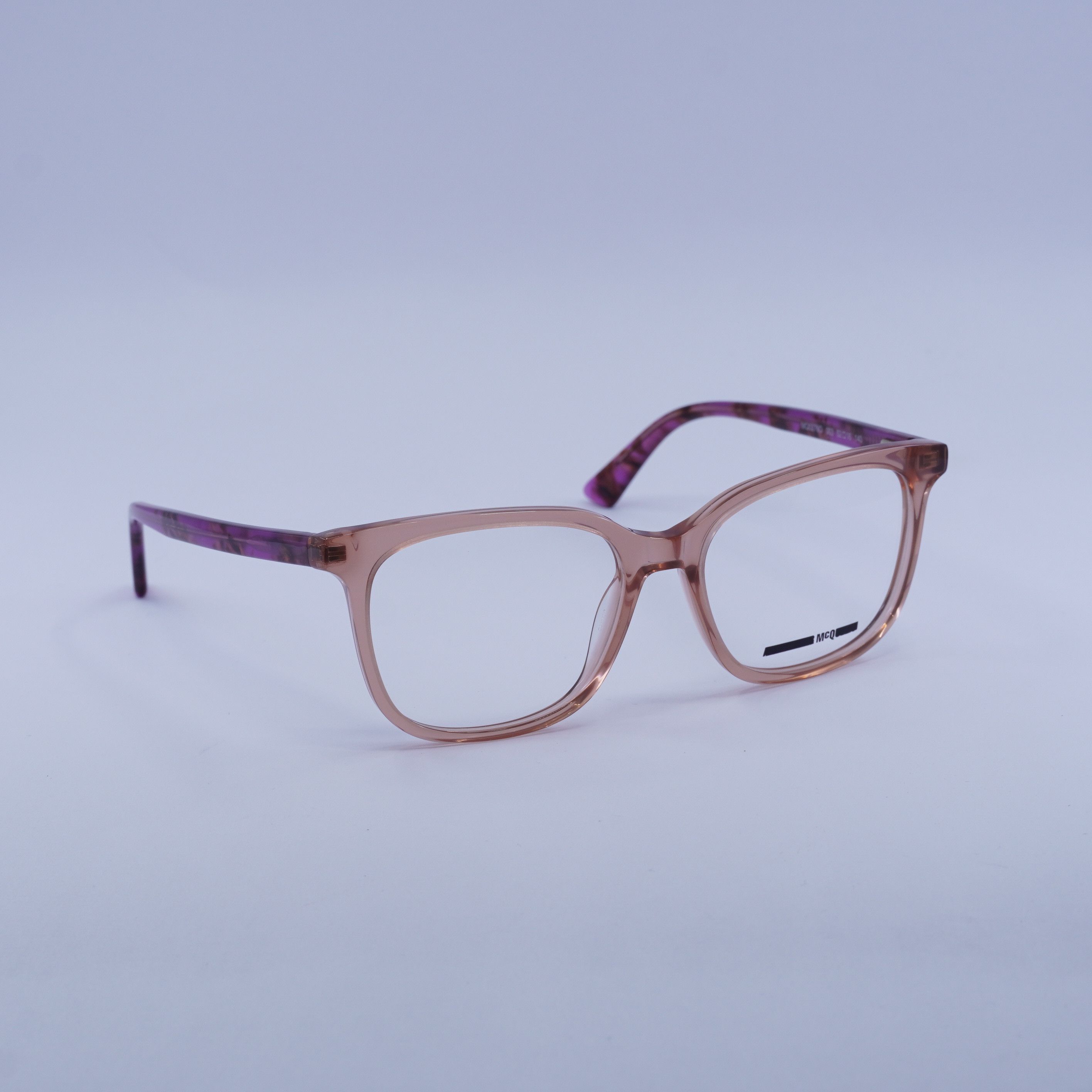 McQ Alexander McQueen McQ by Alexander McQueen MQ0276O 003 Eyeglasses Pink 52 Size ONE SIZE - 1 Thumbnail