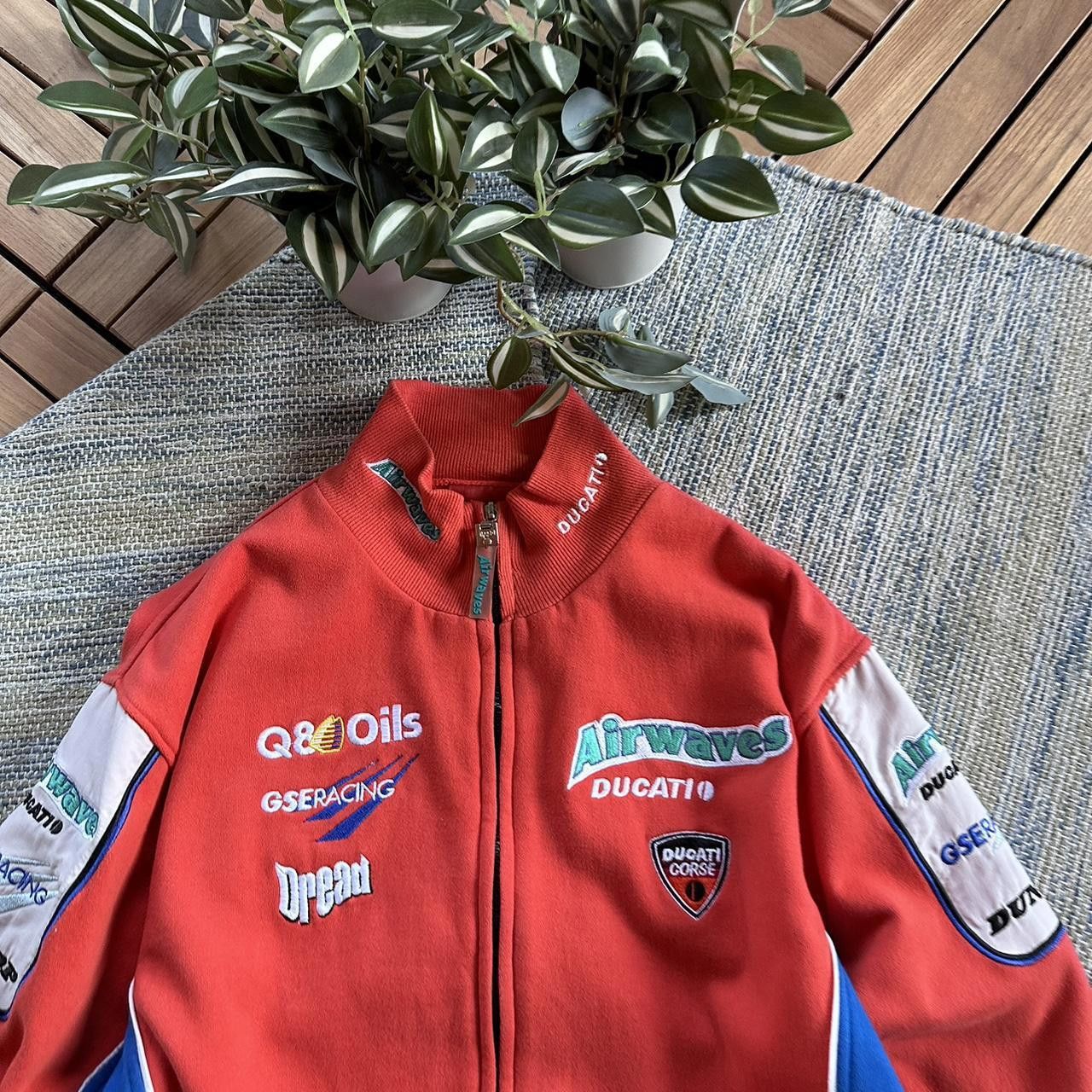 Ducati Vintage Y2K Racing F1 Ducati Zip Up Jacket Size US L / EU 52-54 / 3 - 3 Thumbnail