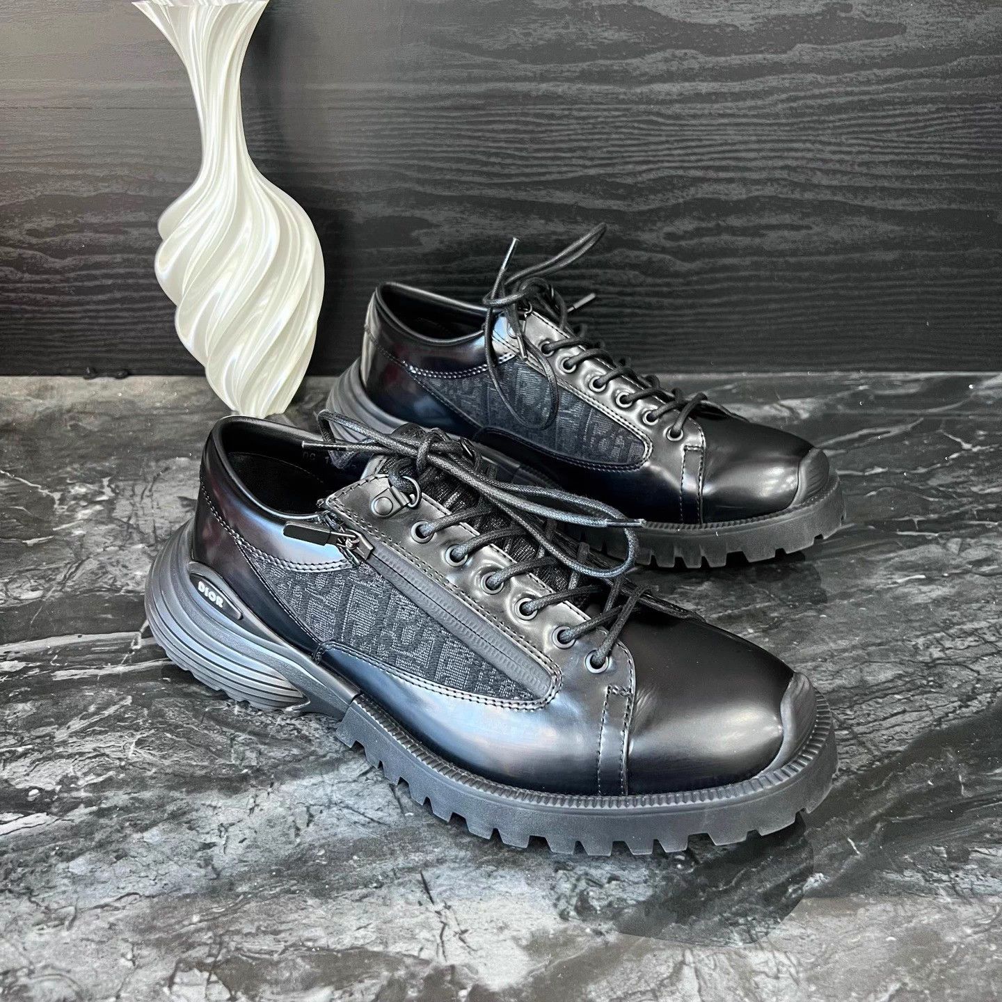 Dior Dior Combat Dark Pattern 41 95 New Size US 8 / EU 41 - 3 Thumbnail