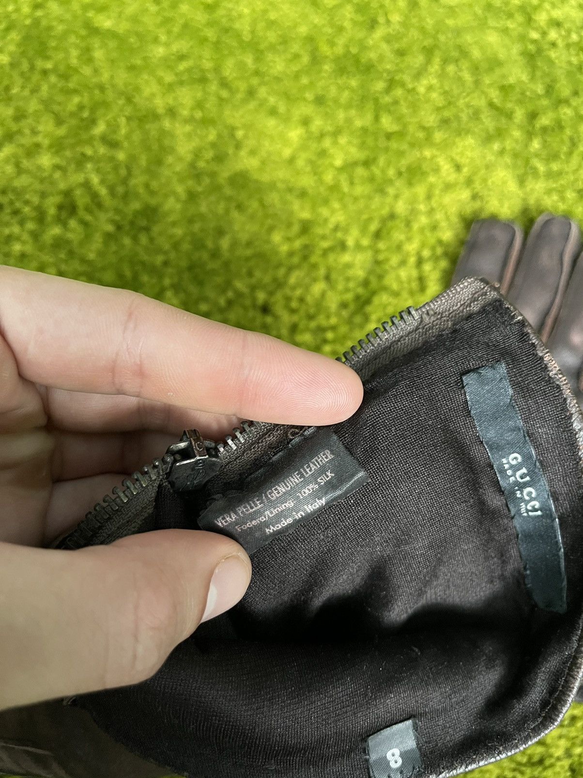 Gucci × Tom Ford Gucci archive real leather gloves Size 32 - 13 Thumbnail