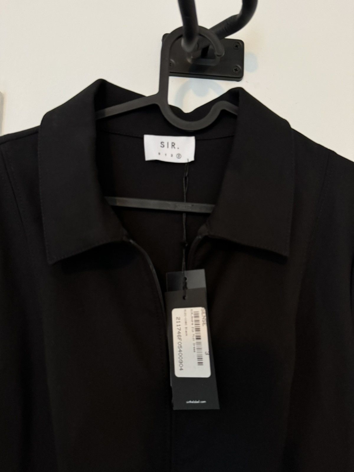 SIR. SIR Jersey midi length dress black with sleeves Size S / US 4 / IT 40 - 3 Thumbnail