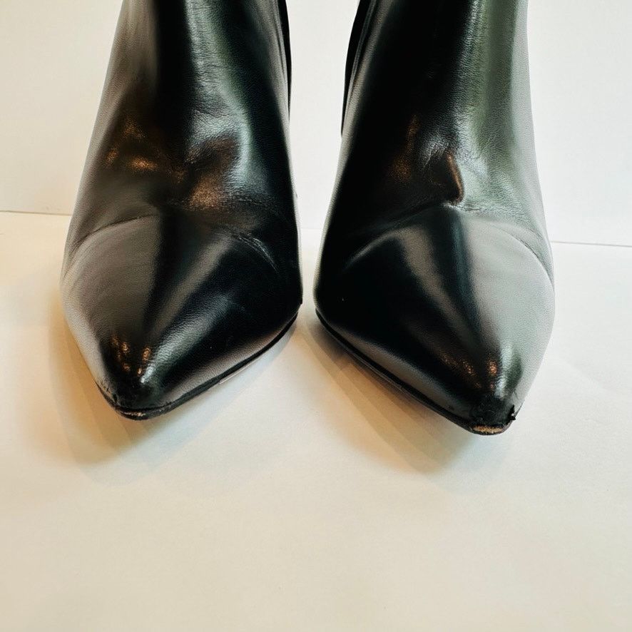 Gucci Gucci Black Ankle Boot Size 39.5 Spike Point Toe Horsebit Size US 9.5 / IT 39.5 - 6 Thumbnail