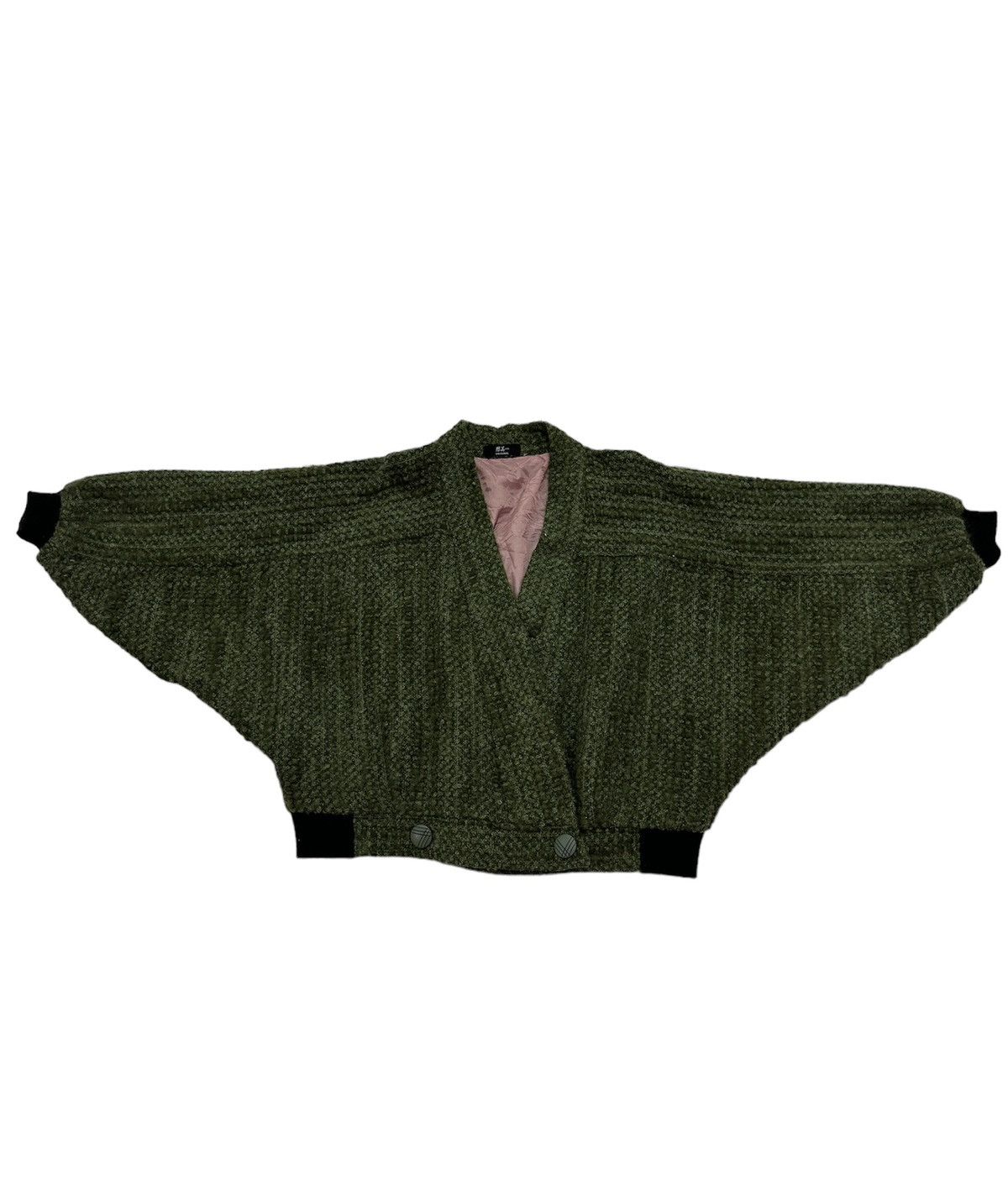 Japanese Brand JAPANESE DESIGN CASHMERE WING STYLE CARDIGAN Size M / US 6-8 / IT 42-44 - 3 Thumbnail