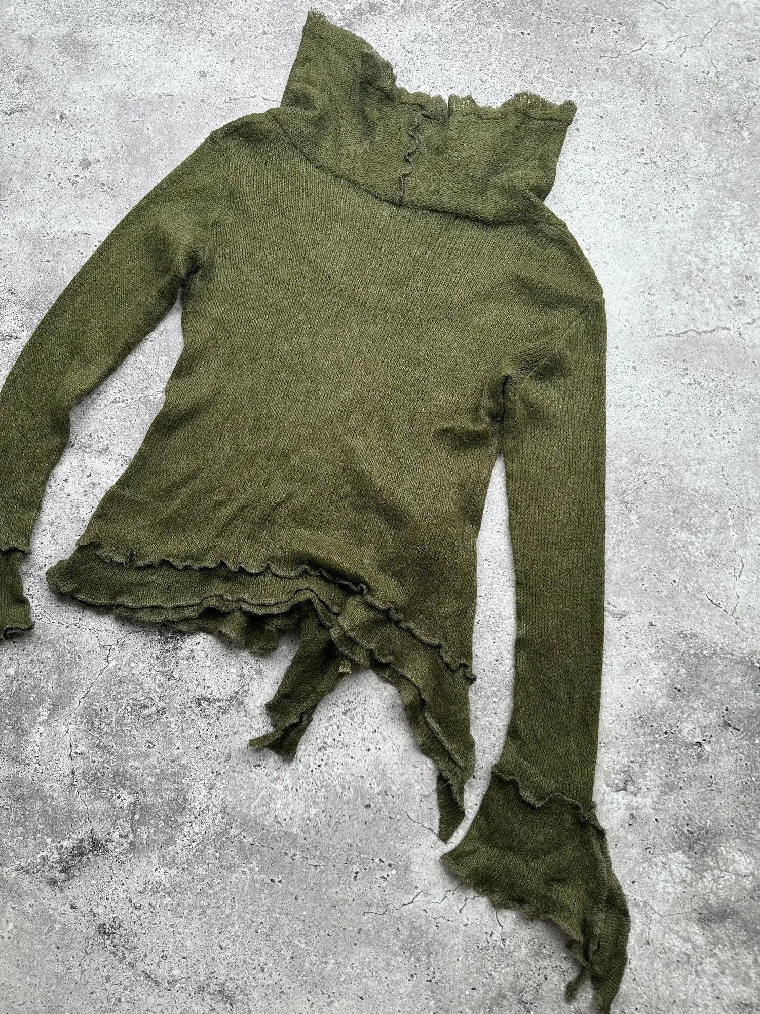 Japanese Brand Vintage Assymetry Blouse C79(V445) Size M / US 6-8 / IT 42-44 - 6 Thumbnail