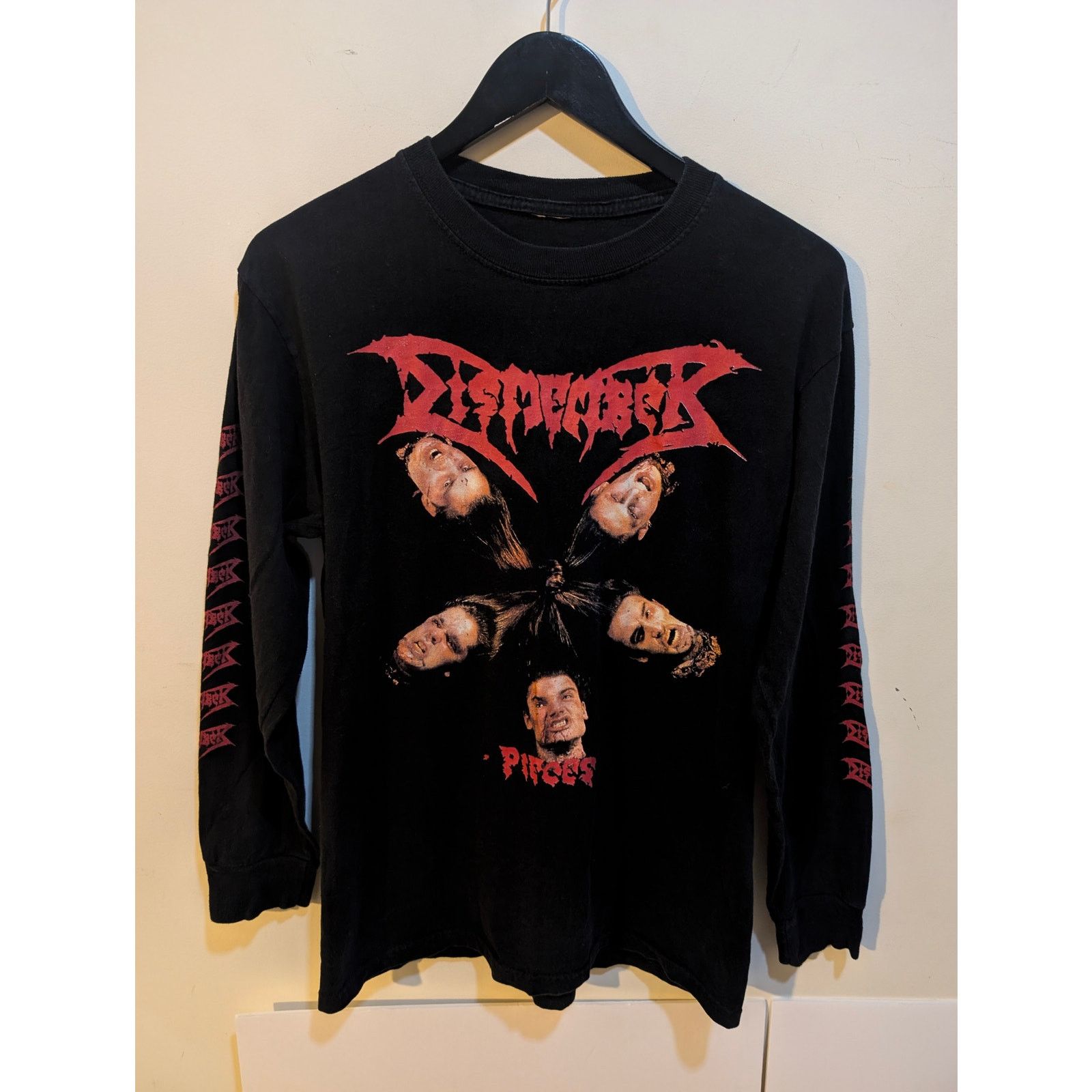 Band Tees Dismember Pieces Swedish Death Metal Retro Long Sleeve Sz M Size US M / EU 48-50 / 2 - 1 Thumbnail