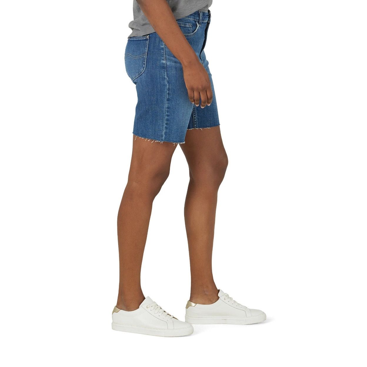 Lee Heritage Womens Cut Off Short classic Bermuda soft stretch Size 32" / US 10 / IT 46 - 3 Thumbnail