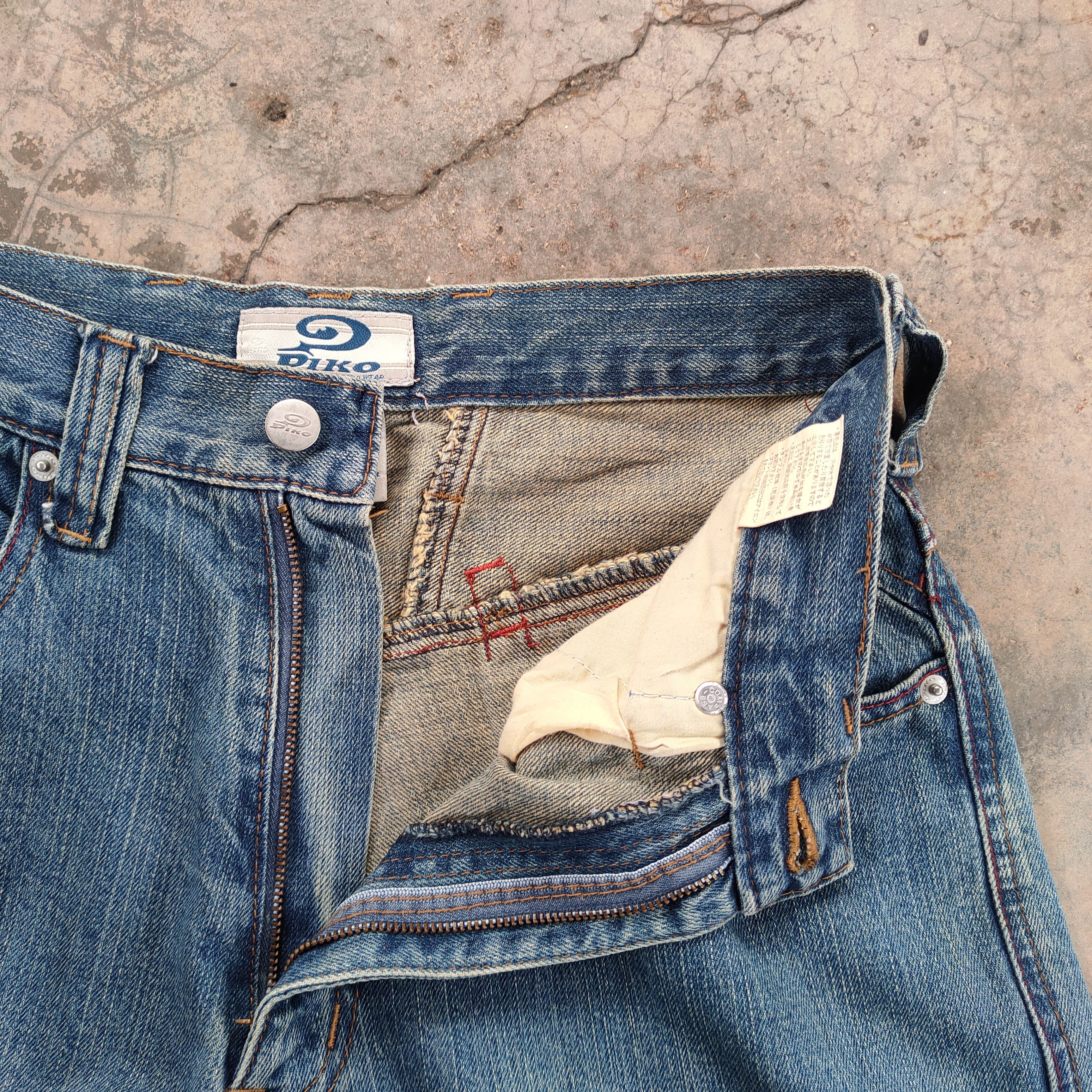 Japanese Brand × Jean × Vintage VINTAGE PIKO FADED RIPPED JEANS CARGO PANTS Size US 30 / EU 46 - 8 Thumbnail