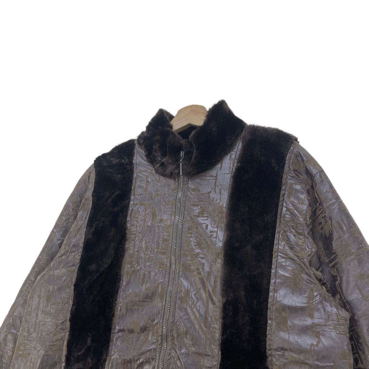 Japanese Brand Japanese Brand Rose Fashion Full Print Fur Jacket Size M / US 6-8 / IT 42-44 - 3 Thumbnail