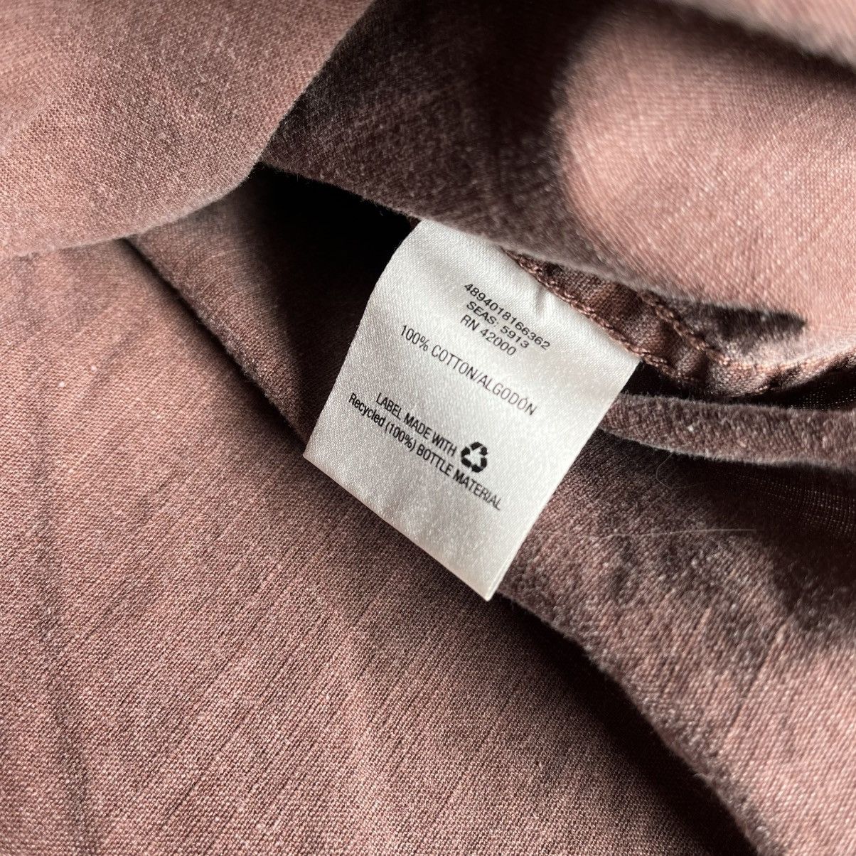 Basic Editions × Vintage Vintage Y2K Basic Editions Brown Wash Button Up Shirt Blank Size US L / EU 52-54 / 3 - 4 Thumbnail