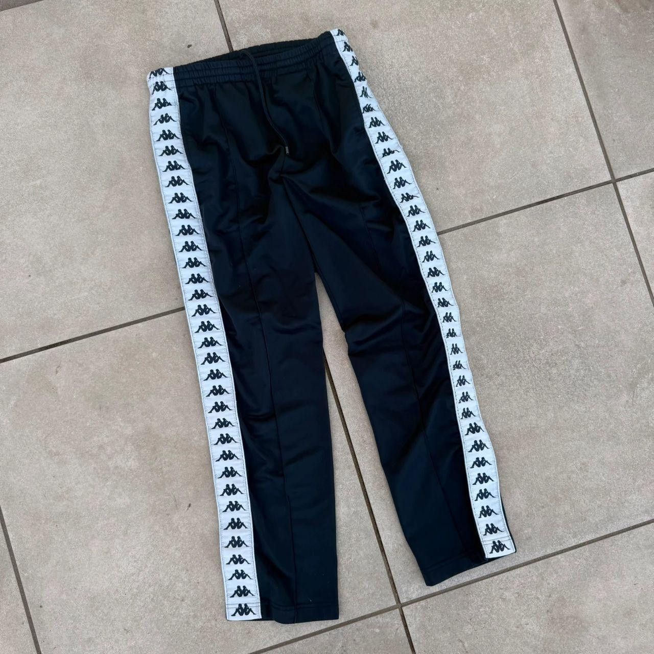 Kappa Kappa Vintage 90s Trackpants Blue Retro Size US 32 / EU 48 - 2 Thumbnail
