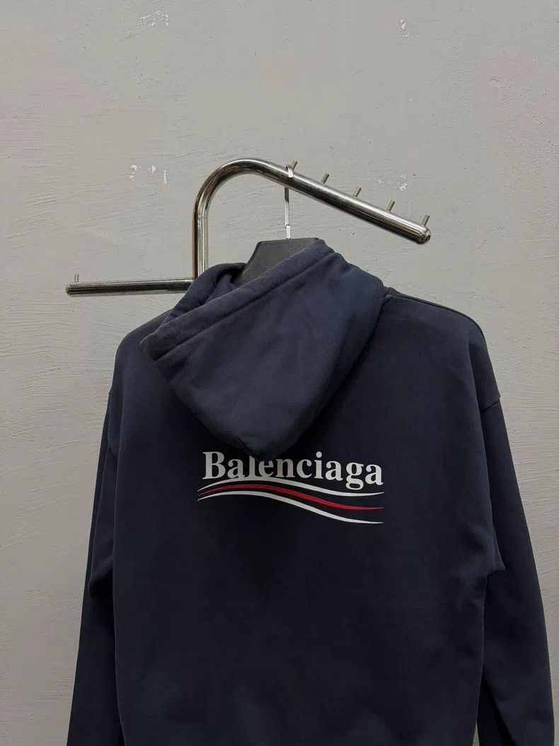 Balenciaga Balenciaga Cola print hooded sweatshirt Navy blue Size US L / EU 52-54 / 3 - 4 Thumbnail