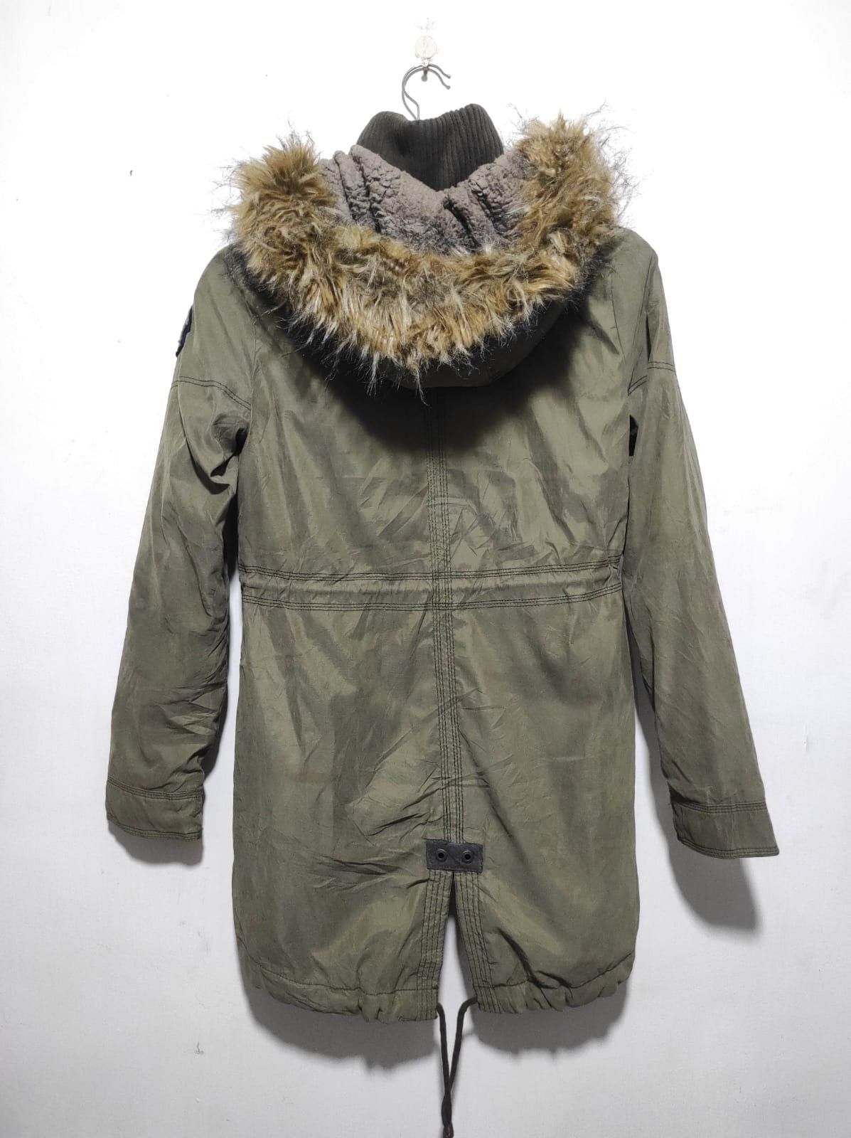 Abercrombie & Fitch Abercrombie & Fitch zip fur hoodie parka jacket LGB style Size XS / US 0-2 / IT 36-38 - 20 Thumbnail
