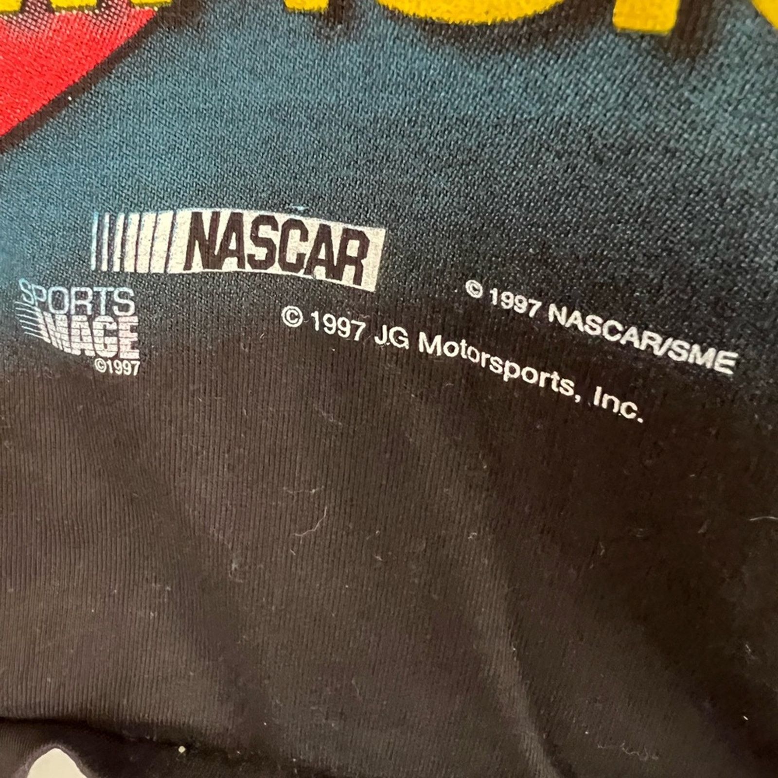 Chase Authentics DEADSTOCK Vintage Chase 1997 Jeff Gordon ALL OVER PRINT AOP Size US XL / EU 56 / 4 - 5 Thumbnail