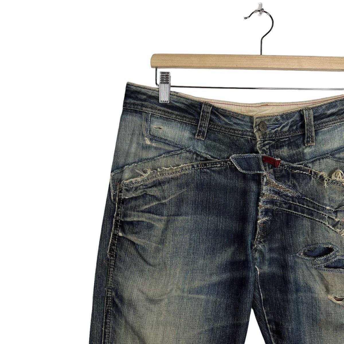 Marithe + Francois Girbaud 🔥 MARITHE FRANCOIS GIRBAUD TEQ DESIGN DENIM Size US 34 / EU 50 - 6 Thumbnail
