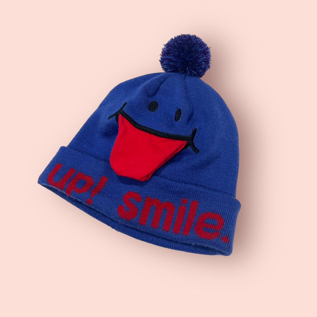 Hysteric Glamour × Japanese Brand VINTAGE UP SMILE JAPAN BEANIE Size ONE SIZE - 1 Thumbnail
