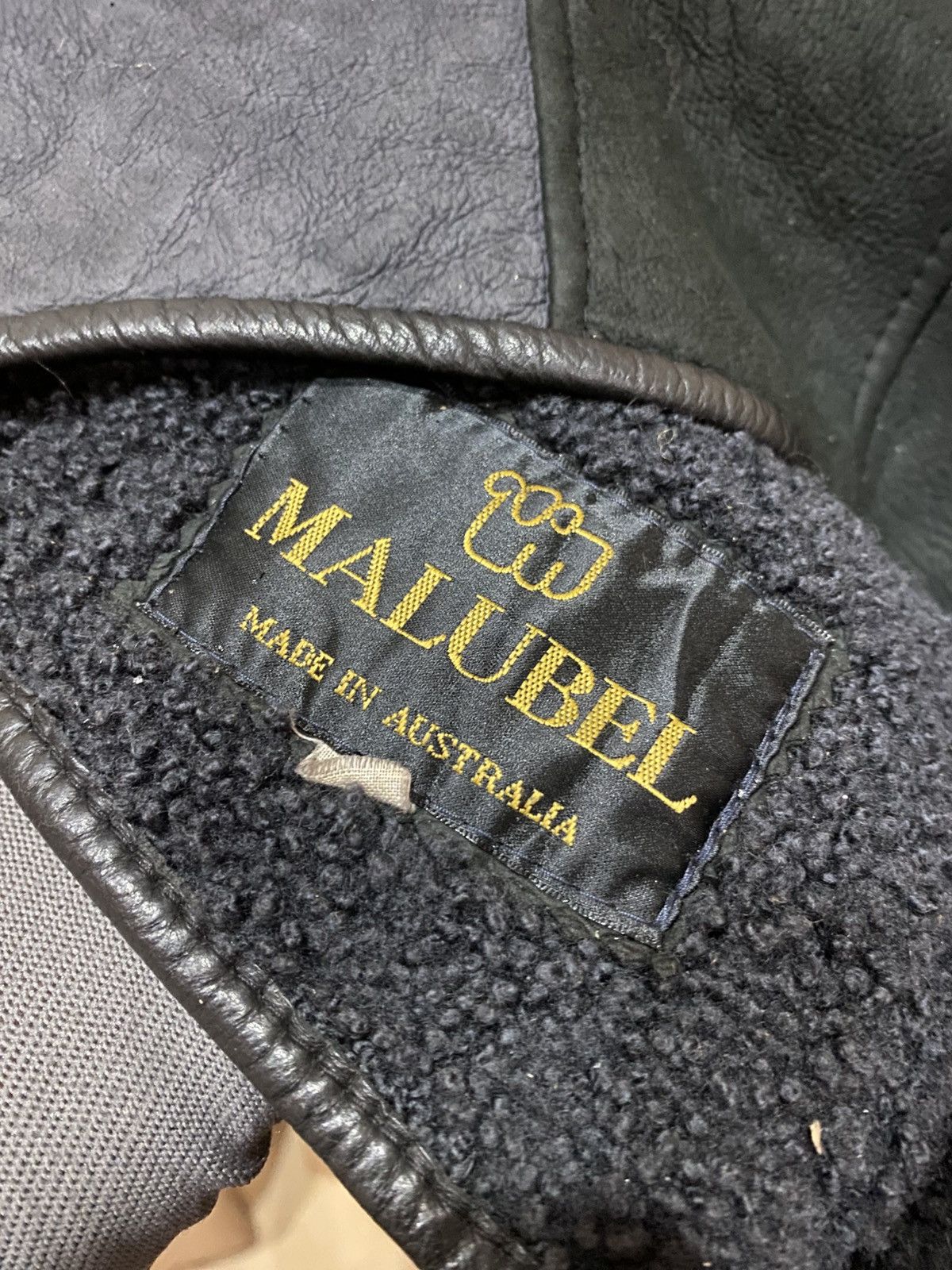Other Malubel Australian Shearling Leather Vest - Men’s Two-Tone Size US M / EU 48-50 / 2 - 9 Thumbnail