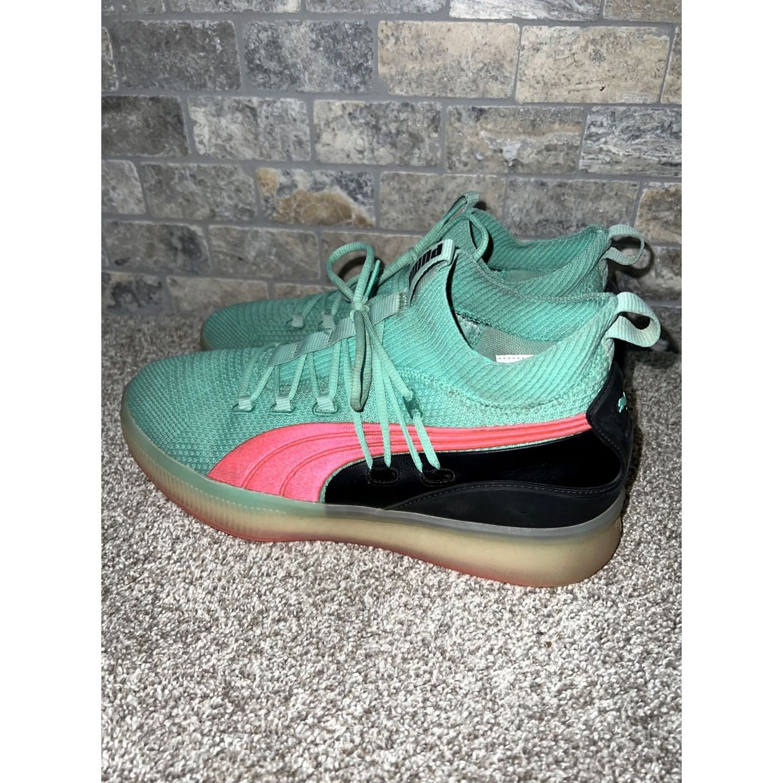 Puma PUMA Clyde Court Ocean Drive Pink 2018 Men’s 11.5 Sneaker Mens Shoes Size US 12 / EU 45 - 2 Thumbnail