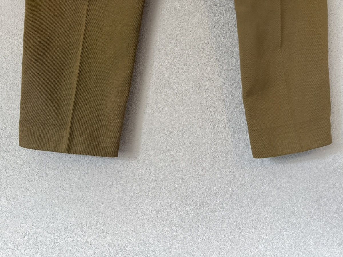 Gucci Camel Trousers with Web Stripe Trim Size US 36 / EU 52 - 8 Thumbnail