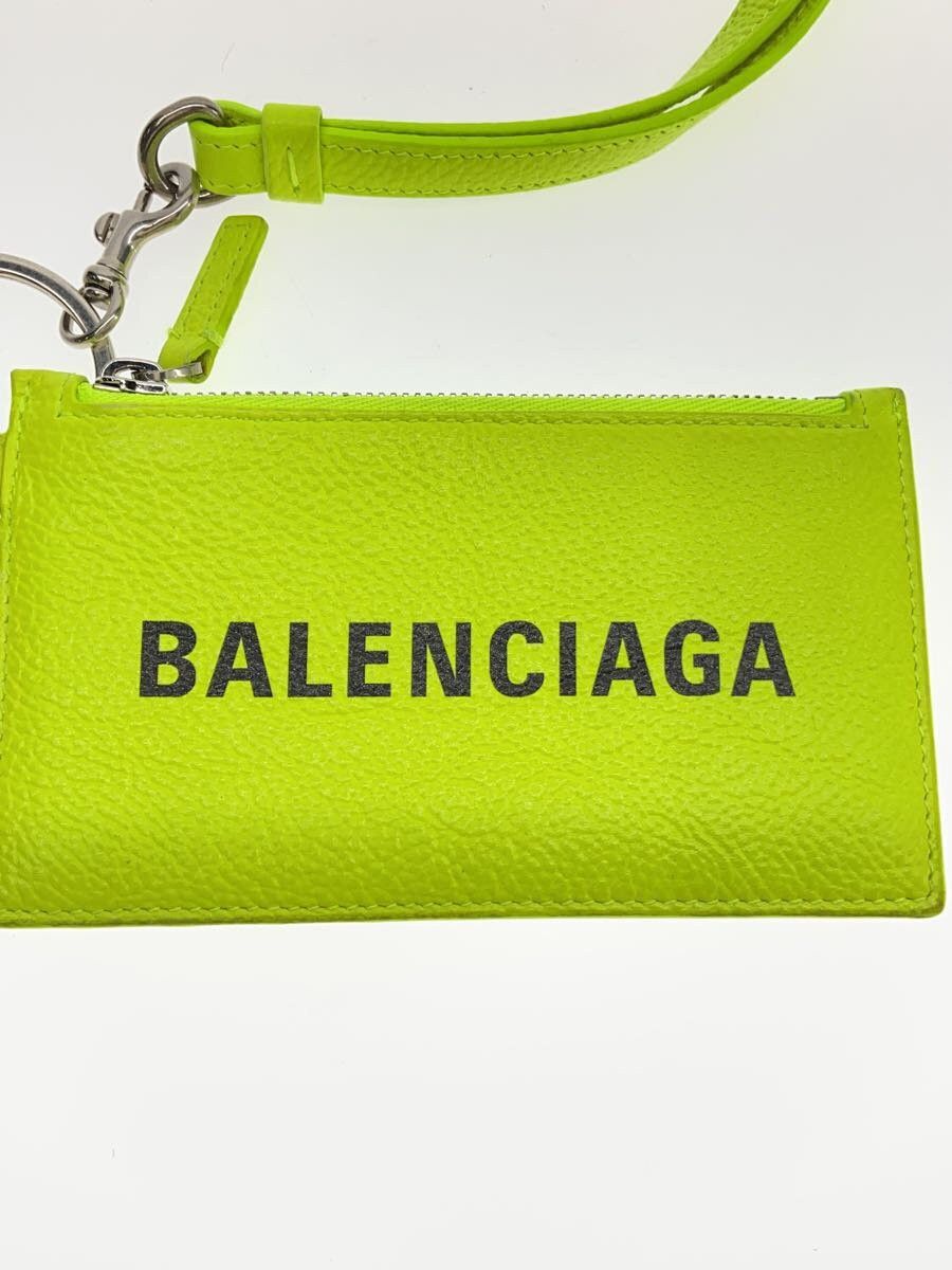 Balenciaga Balenciaga Leather Card Case Yellow Size ONE SIZE - 3 Thumbnail