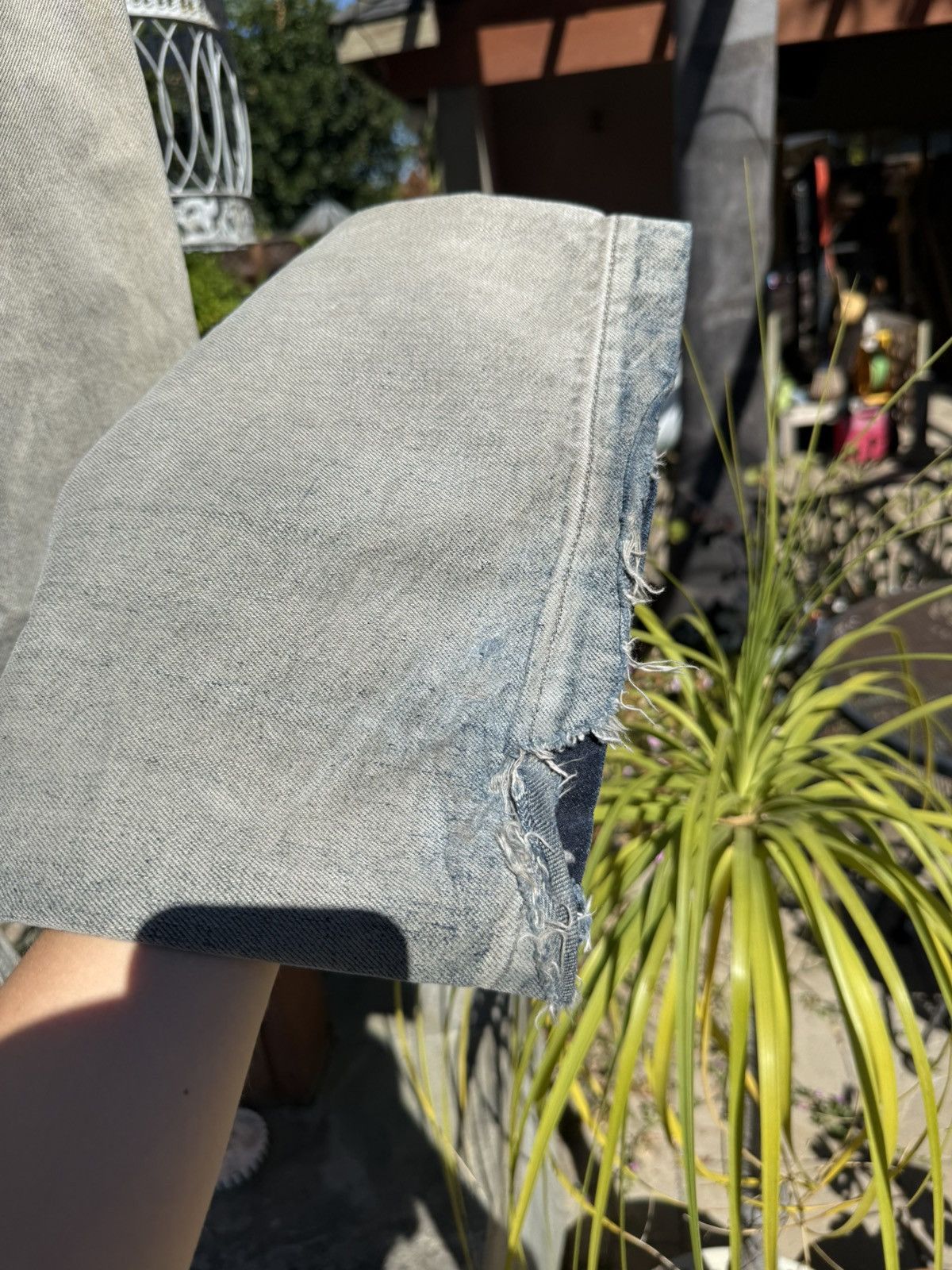 Rick Owens Rick Owens Grey Lightwash Geth Denim Jeans Size US 32 / EU 48 - 4 Thumbnail