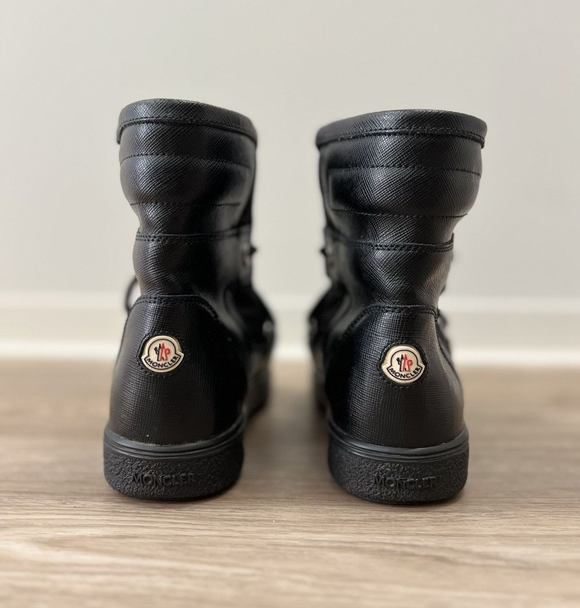 Moncler Moncler Fanny Apres Ski Black Snow Moon Boots Size US 6 / IT 36 - 8 Thumbnail