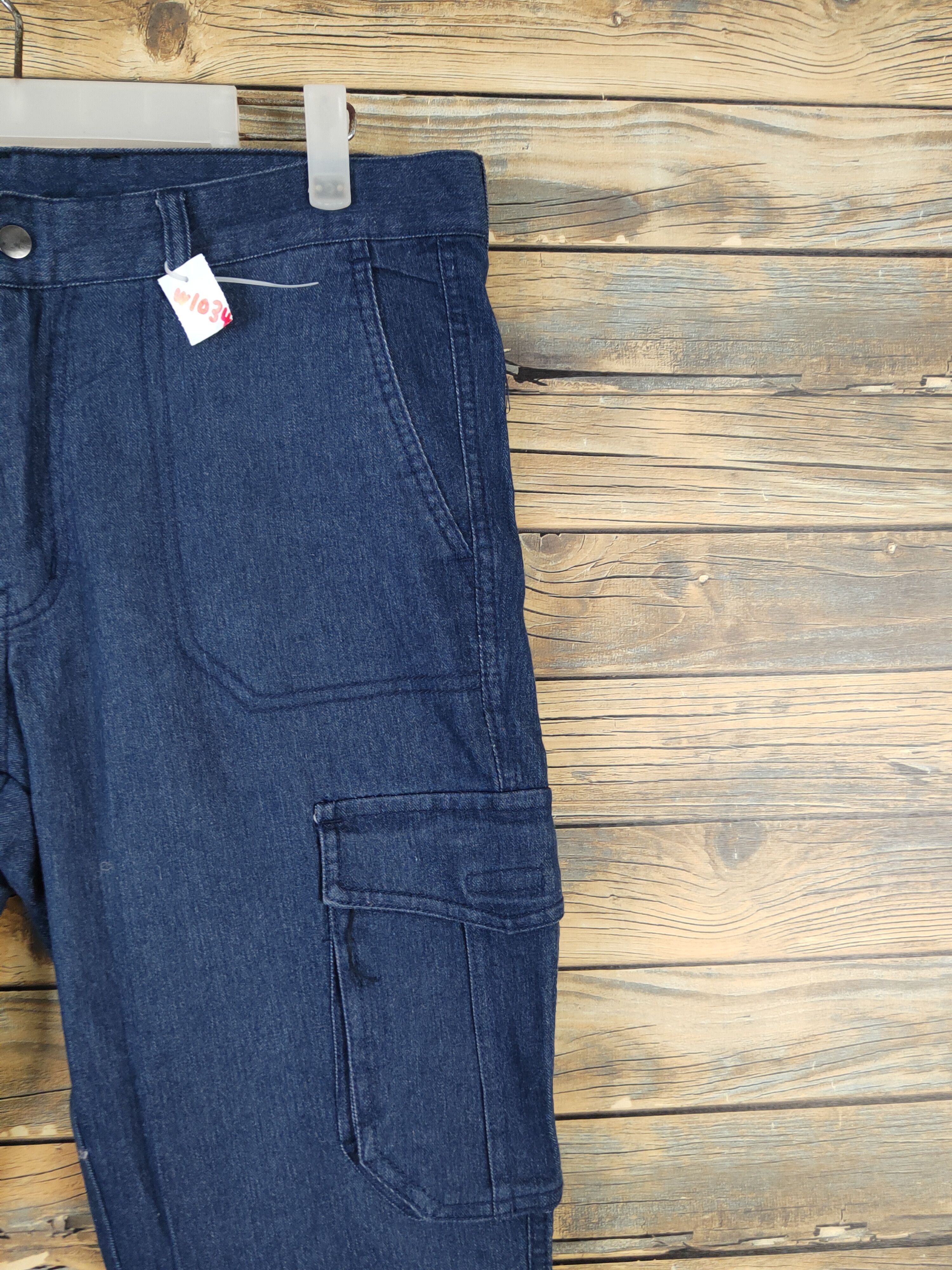 Japanese Brand Newness Blue Distressed Ripped Soft Jeans #W1034 Size US 34 / EU 50 - 5 Thumbnail