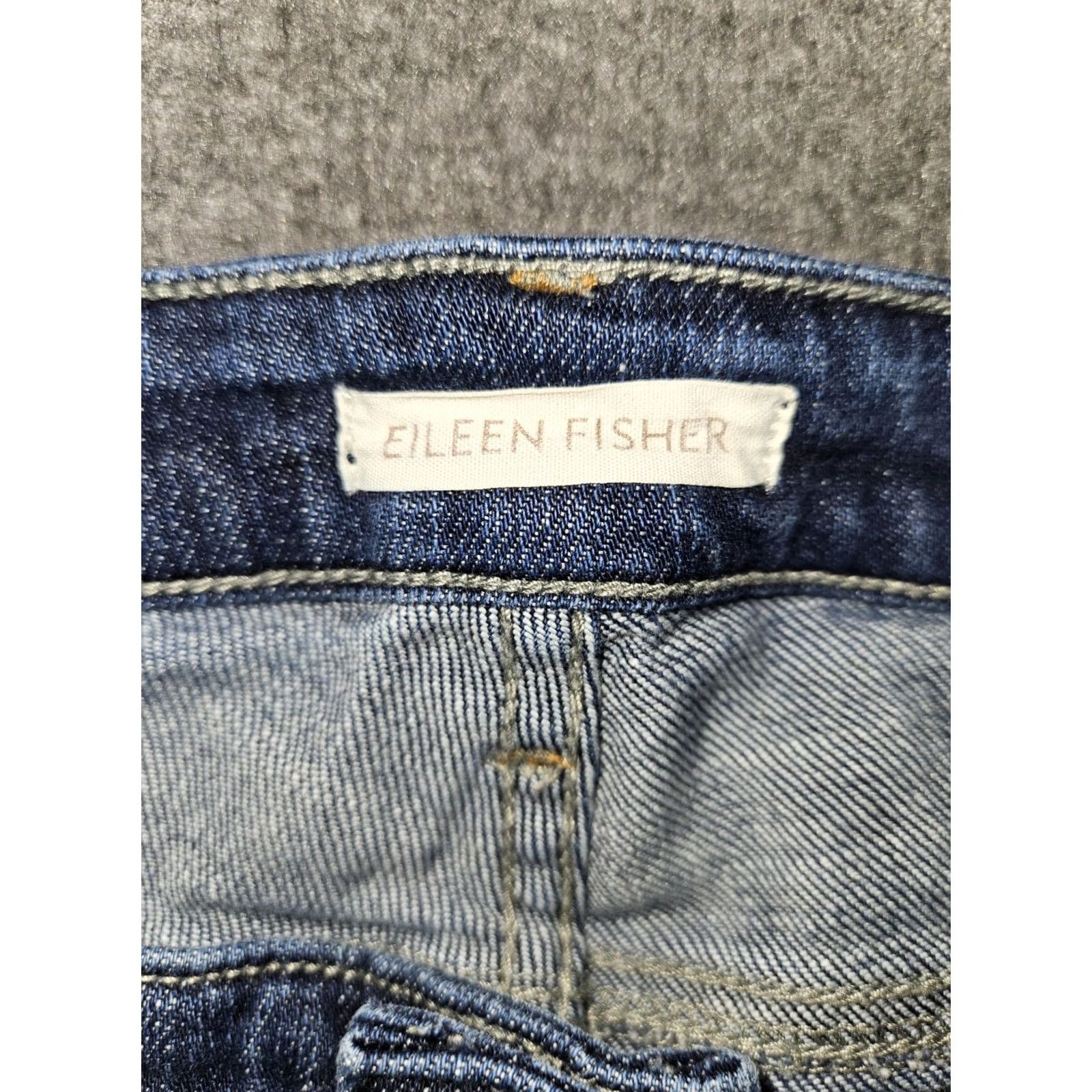 Eileen Fisher VINTAGE Eileen Fisher Jeans City Preppy Women 2 Skinny Low Rise Blue 29x30 Stretch Denim Regular 30 Inseam Mens Girls? Size 26" / US 2 / IT 38 - 2 Thumbnail
