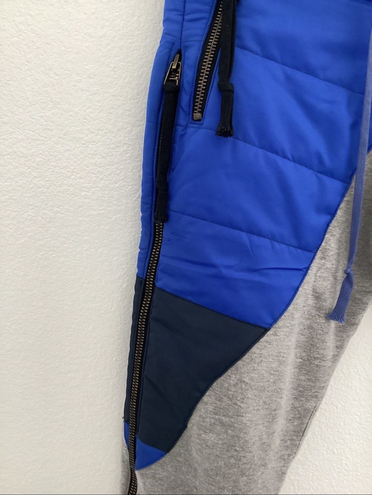 Greg Lauren BLUE PUFFER ZIP PANT Size US 32 / EU 48 - 7 Thumbnail