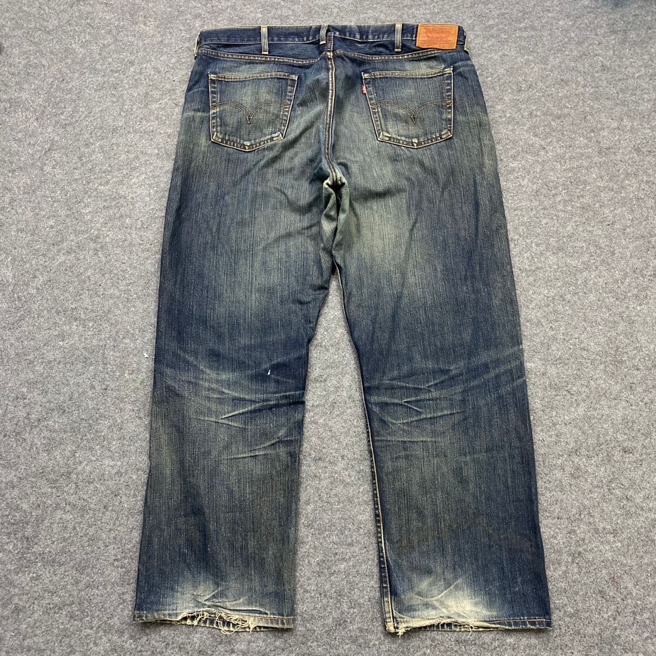 Levi's 💥Rare💥Vintage 90S Levis 503 Big Size Distressed Denim Size US 41 - 2 Thumbnail