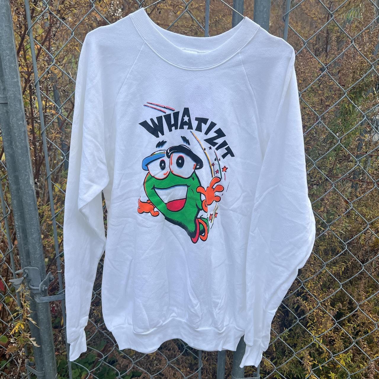 Fruit Of The Loom Vintage 1996 USA Olympics Mascot Izzy WhatIzIt Sweatshirt Size US XL / EU 56 / 4 - 1 Thumbnail
